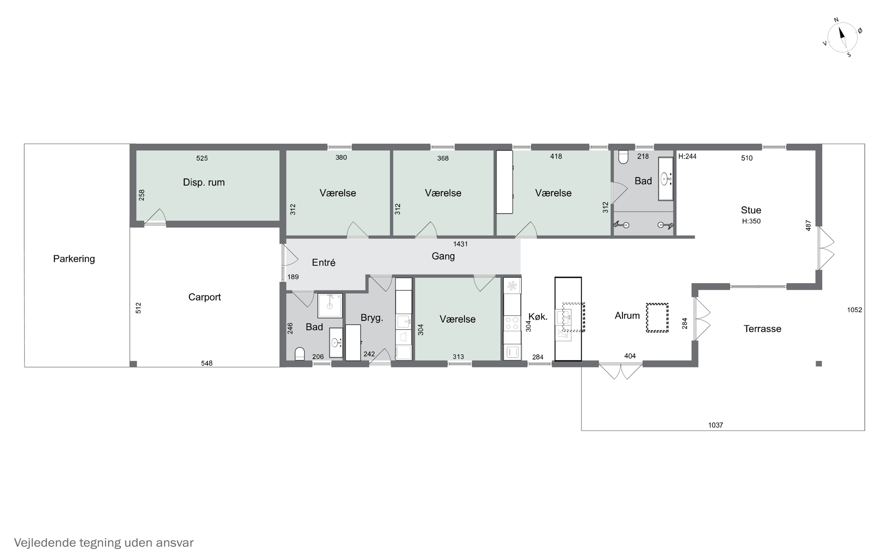 Plantegninger billede af Æblehaven 6, 4500 Nykøbing Sj