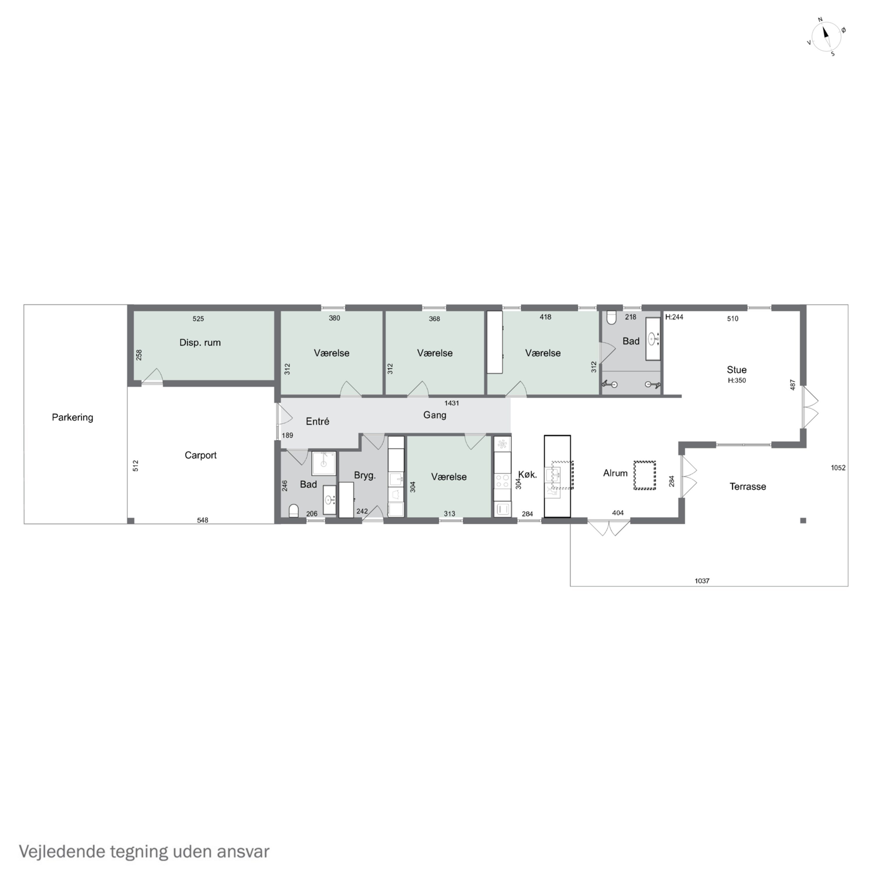 Plantegninger billede af Æblehaven 6, 4500 Nykøbing Sj