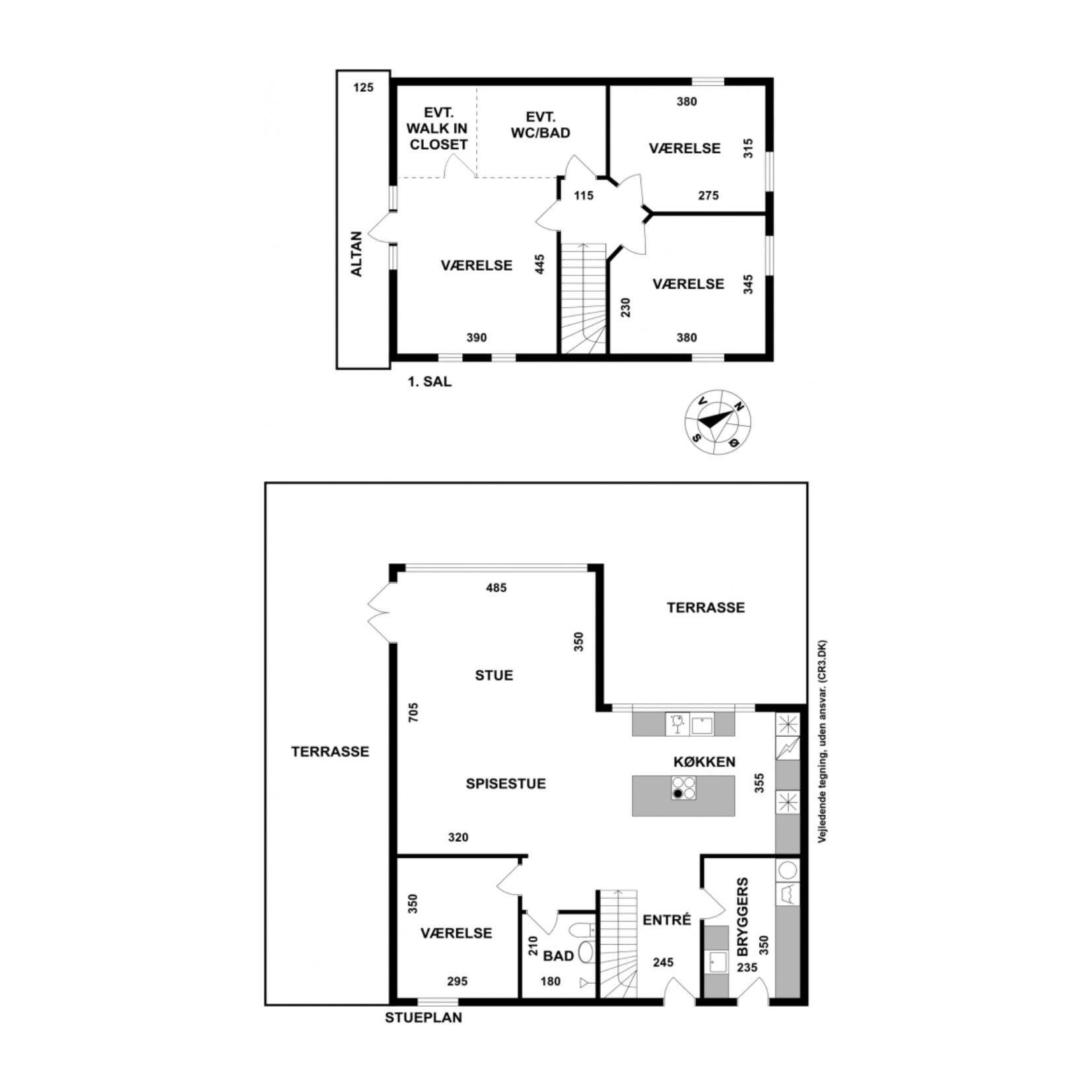 Plantegninger billede af Svalegangen 3, 2680 Solrød Strand
