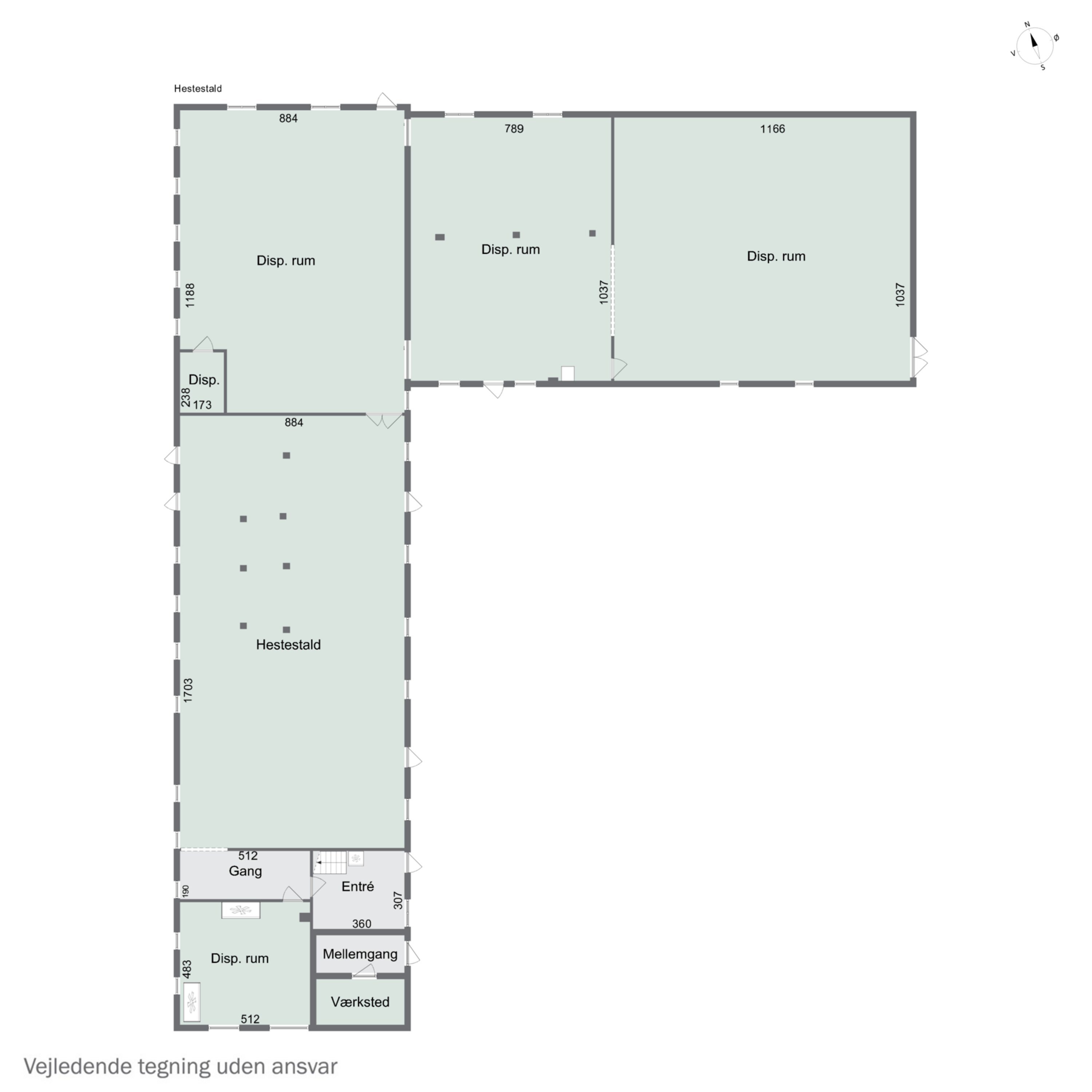 Plantegninger billede af Østermarievej 14, Ibsker, 3740 Svaneke