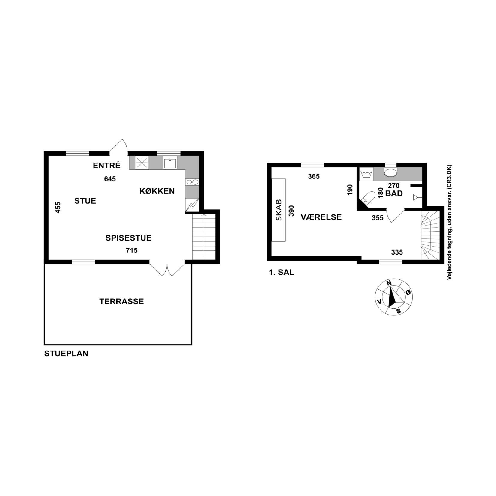 Plantegninger billede af Willemoesvej 3B, 3100 Hornbæk