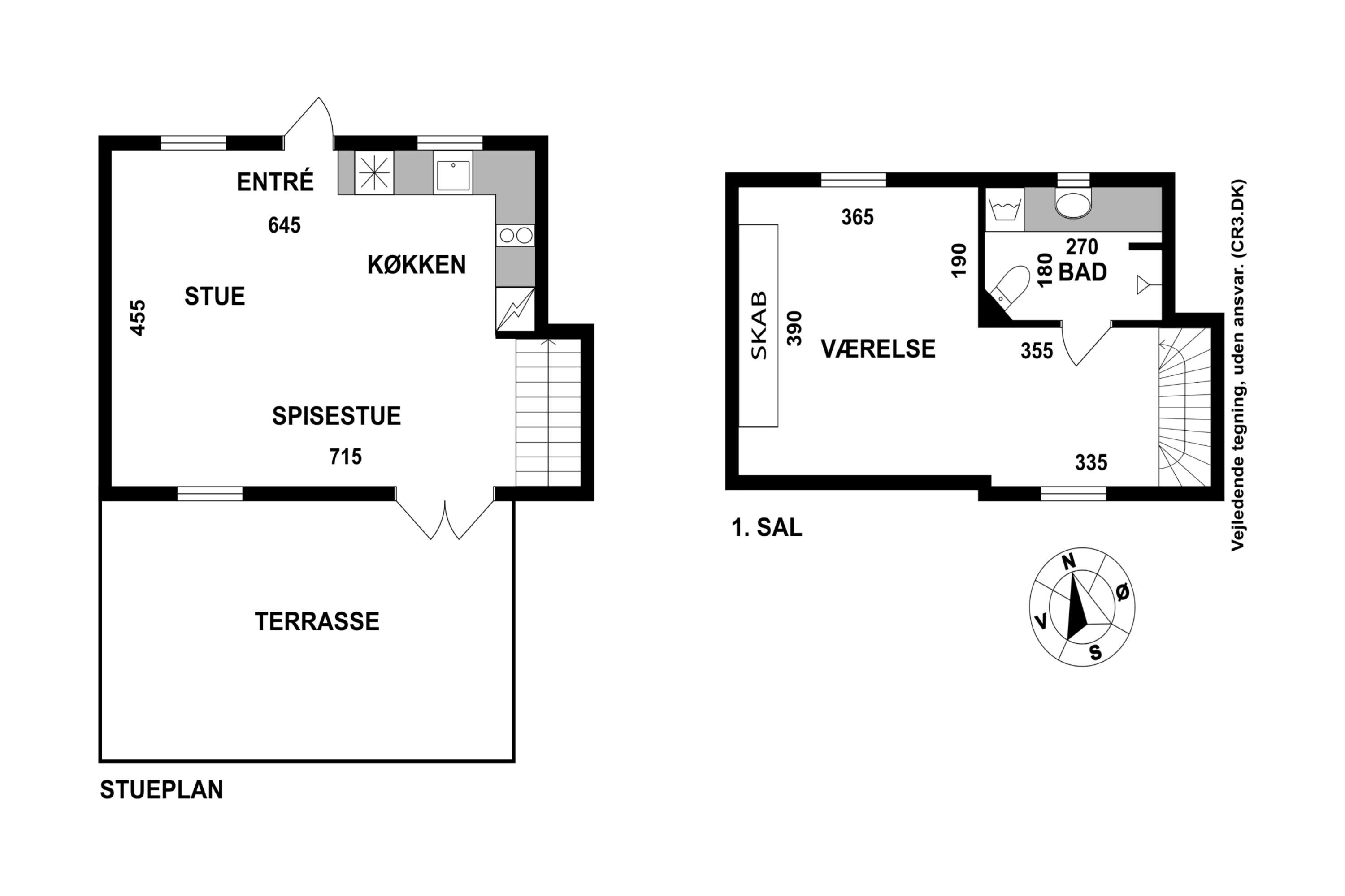 Plantegninger billede af Willemoesvej 3B, 3100 Hornbæk