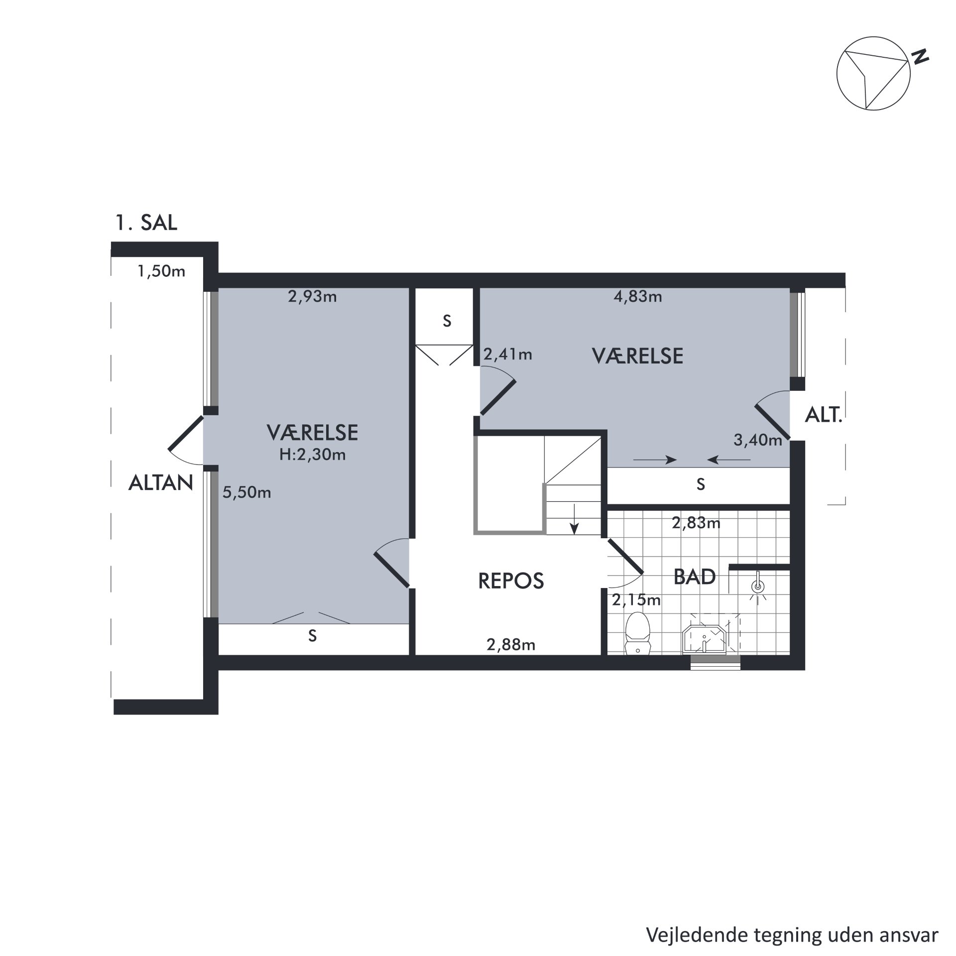 Plantegninger billede af Strandbyvej 30, 8240 Risskov