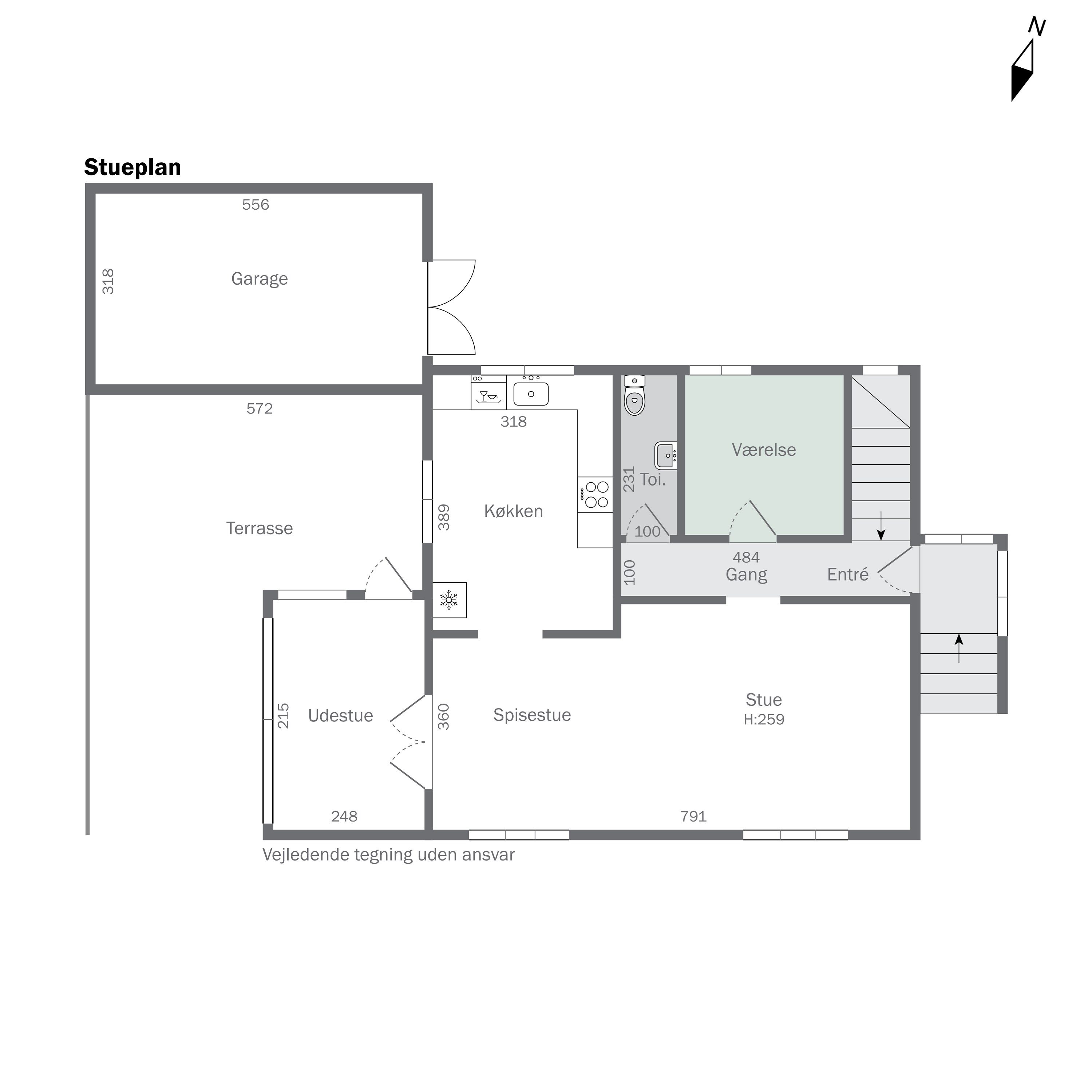 Plantegninger billede af Skovvej 2B, Karlsgave, 3300 Frederiksværk