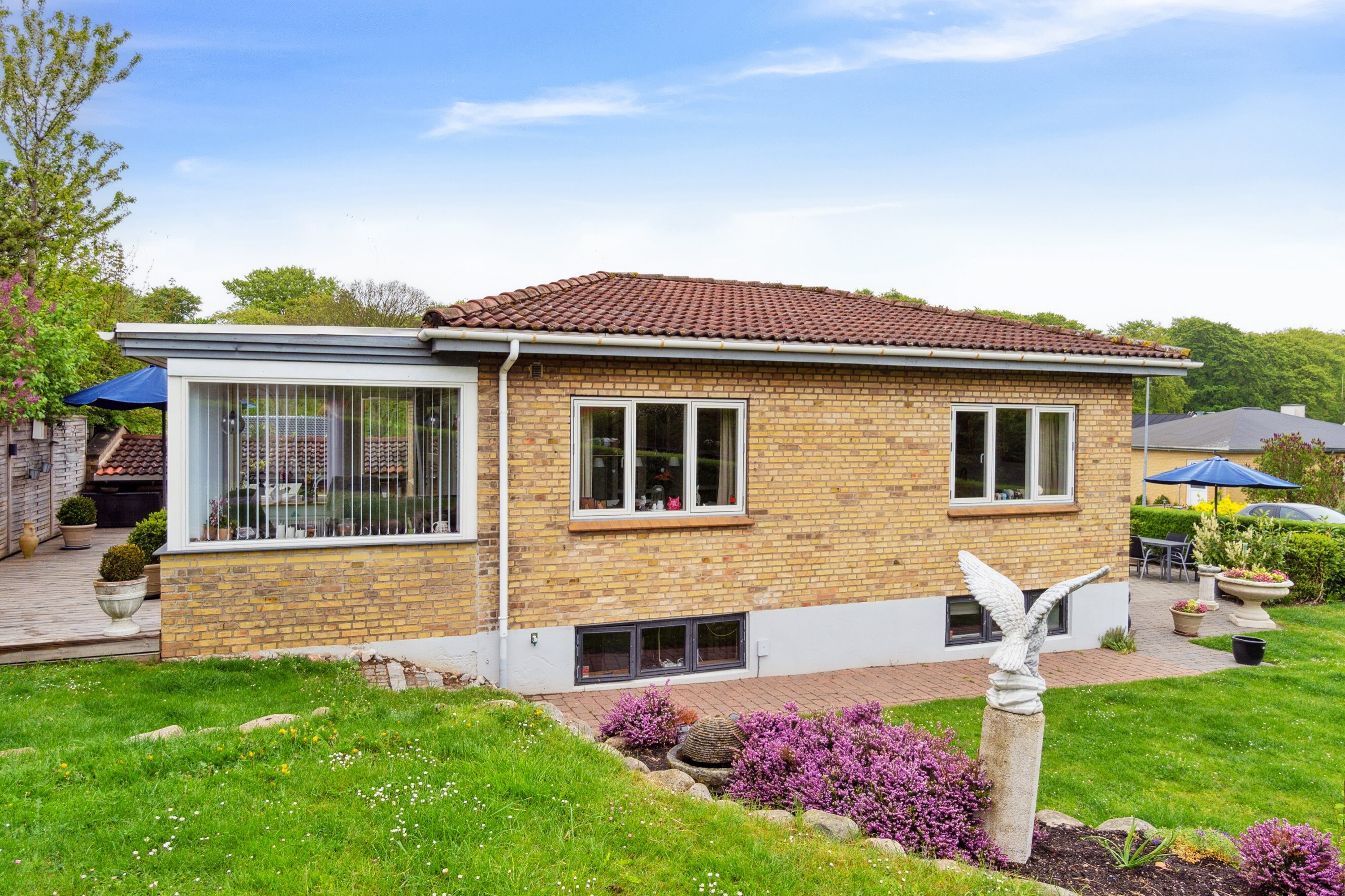 Miniaturebillede 1: set fra haven. Billede af Skovvej 2B, Karlsgave, 3300 Frederiksværk