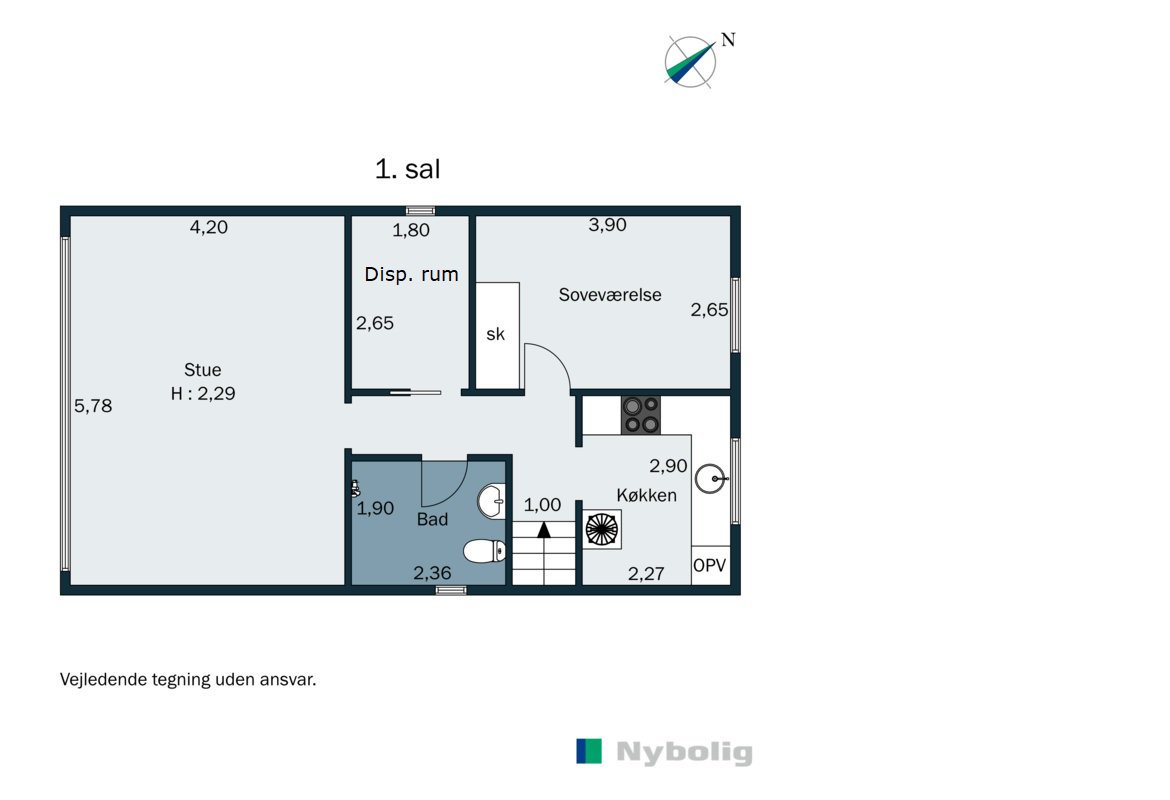 Plantegninger billede af Christianslund 100D, 8300 Odder