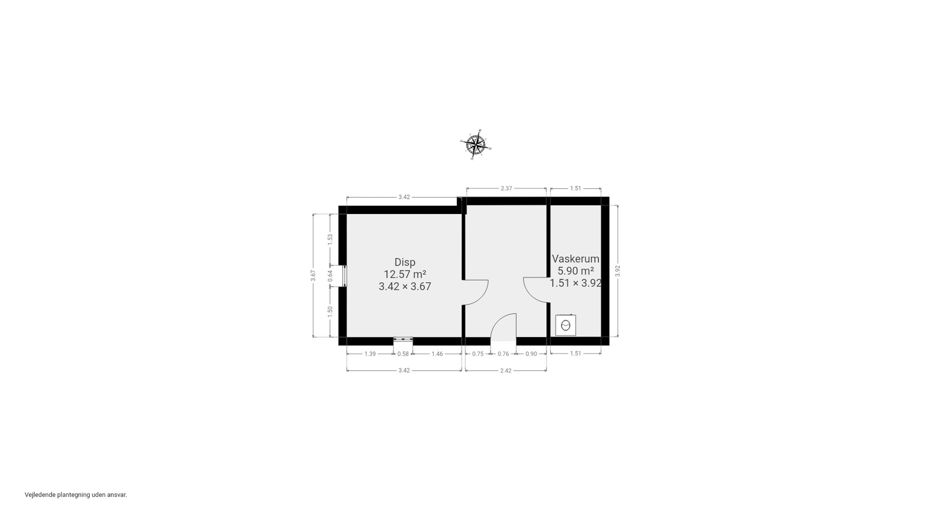 Plantegninger billede af Brandholmvej 2, Ståby, 5672 Broby