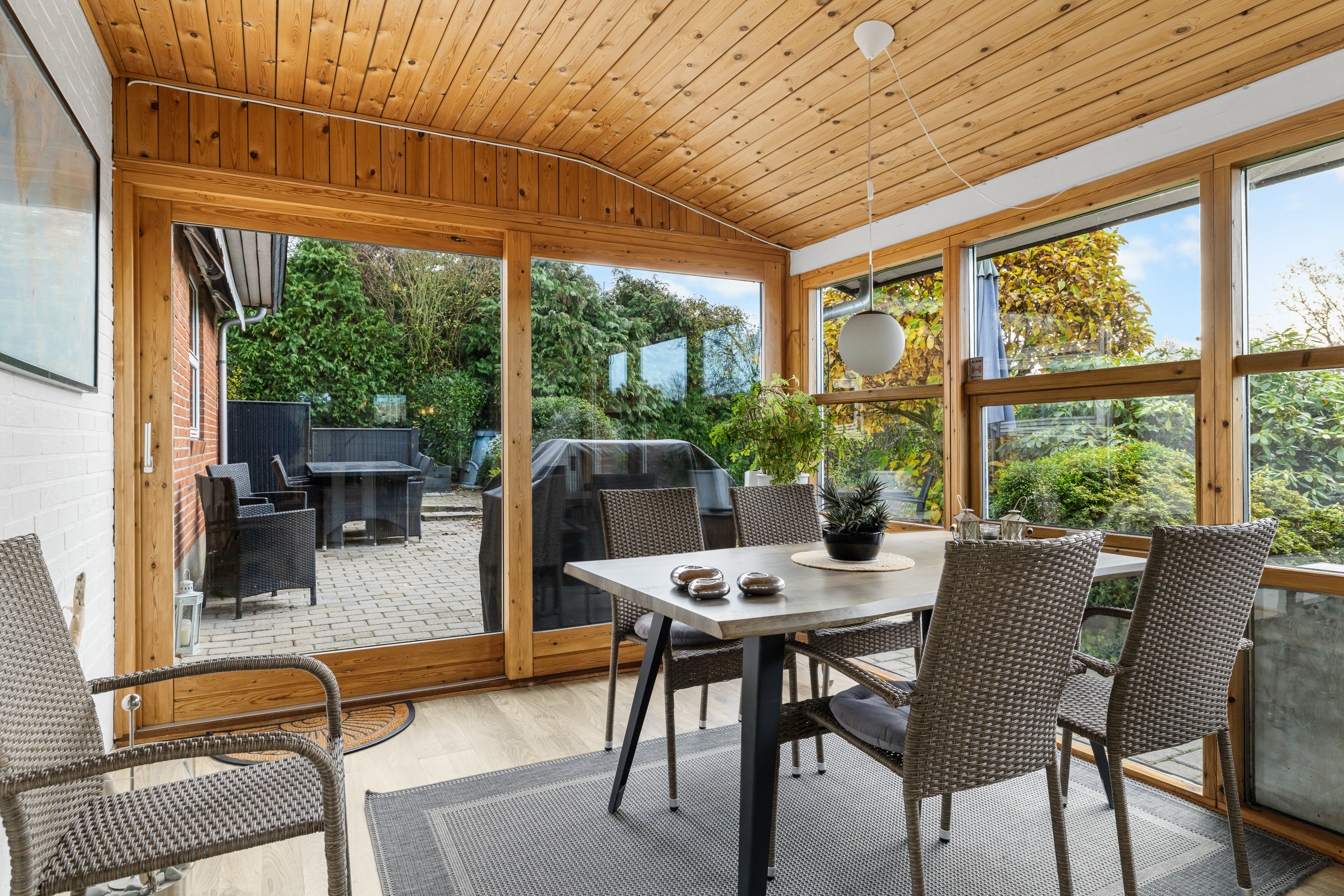 Fremhævet udestue  billede i fuldskærmstilstand. Billede af Elbosvinget 5, Pjedsted, 7000 Fredericia