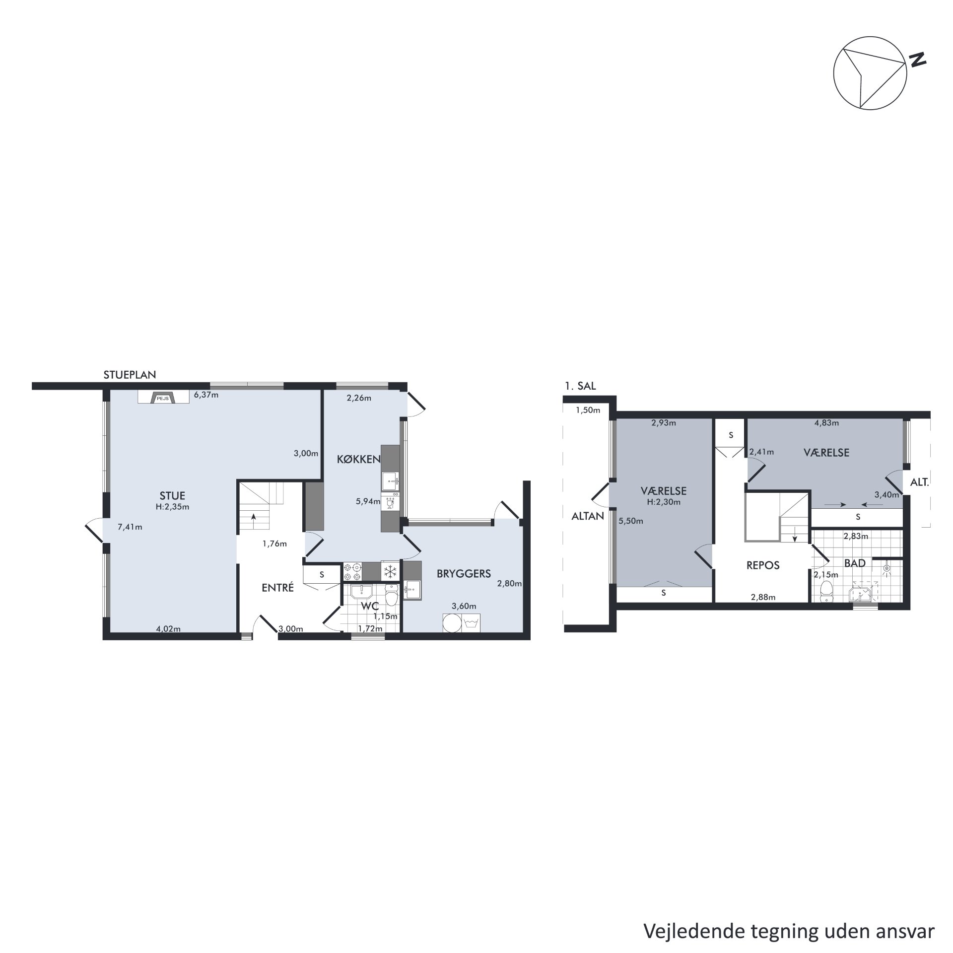 Plantegninger billede af Strandbyvej 30, 8240 Risskov