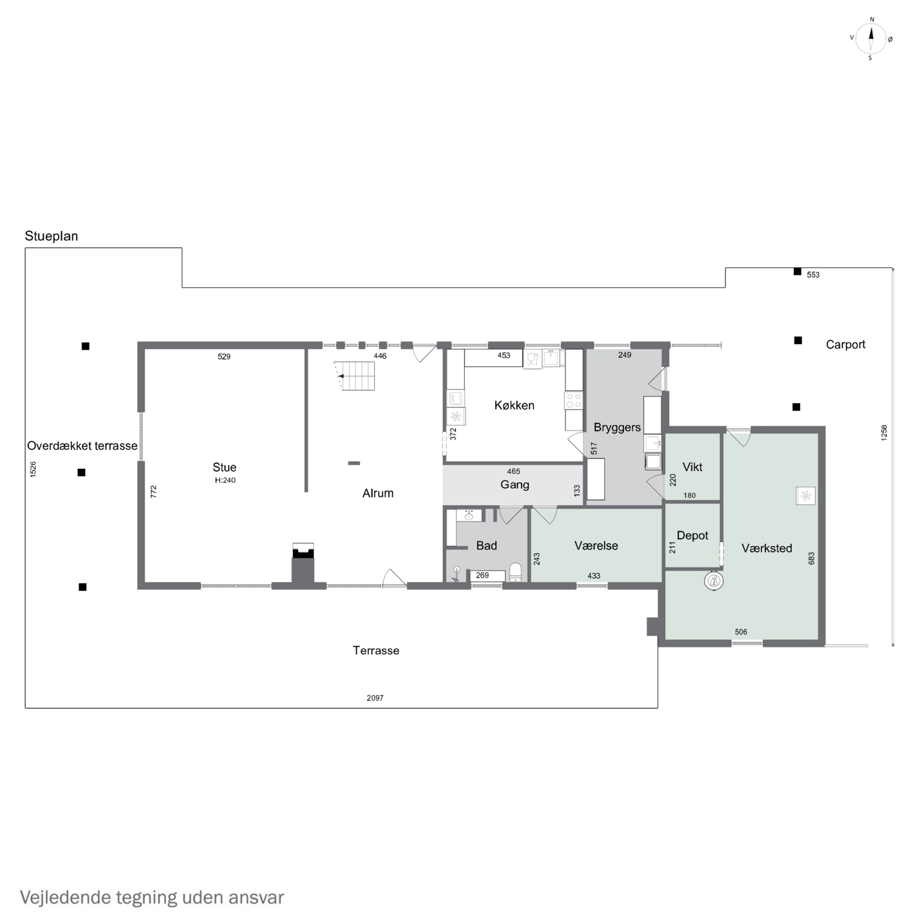 Plantegninger billede af Katrinevej 16A, Gimlinge, 4200 Slagelse