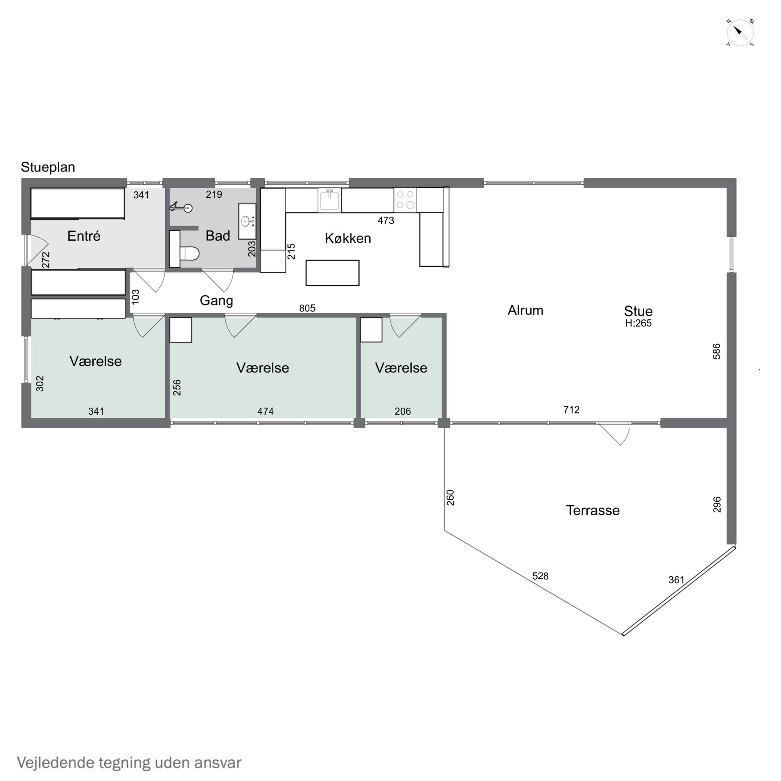 Plantegninger billede af Smallesund 97, Rønne, 3700 Rønne