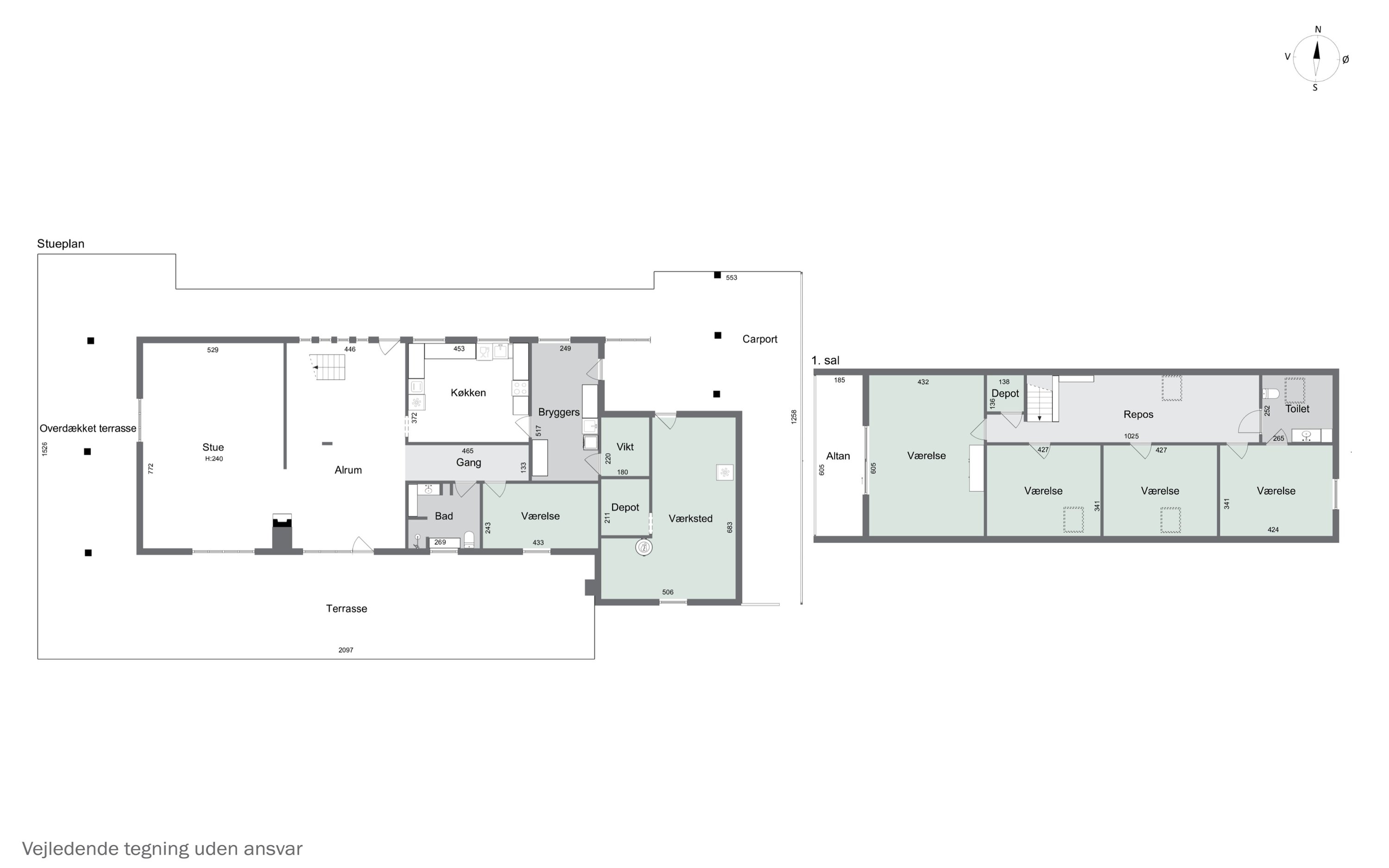 Plantegninger billede af Katrinevej 16A, Gimlinge, 4200 Slagelse