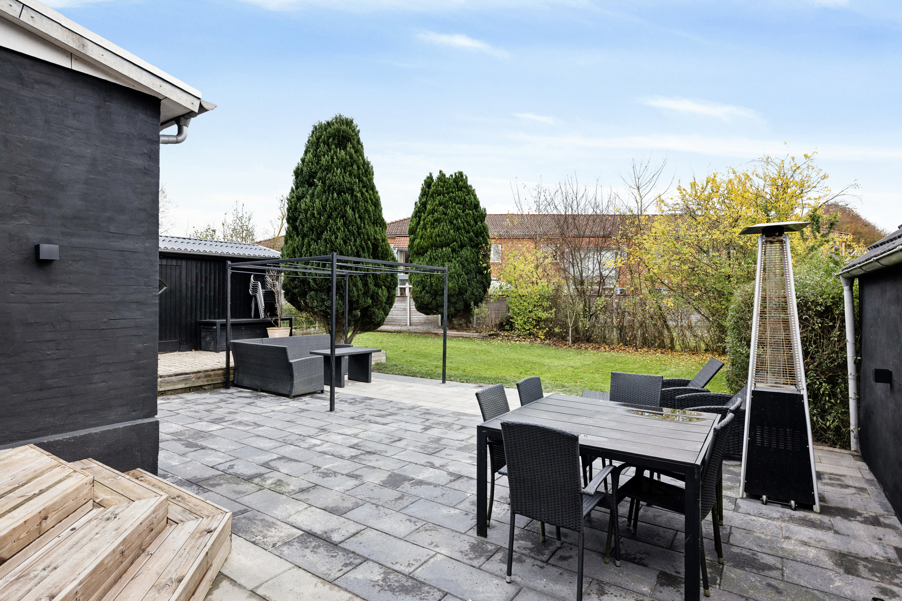 Fremhævet terrasse billede i fuldskærmstilstand. Billede af Tværgade 7, 9632 Møldrup