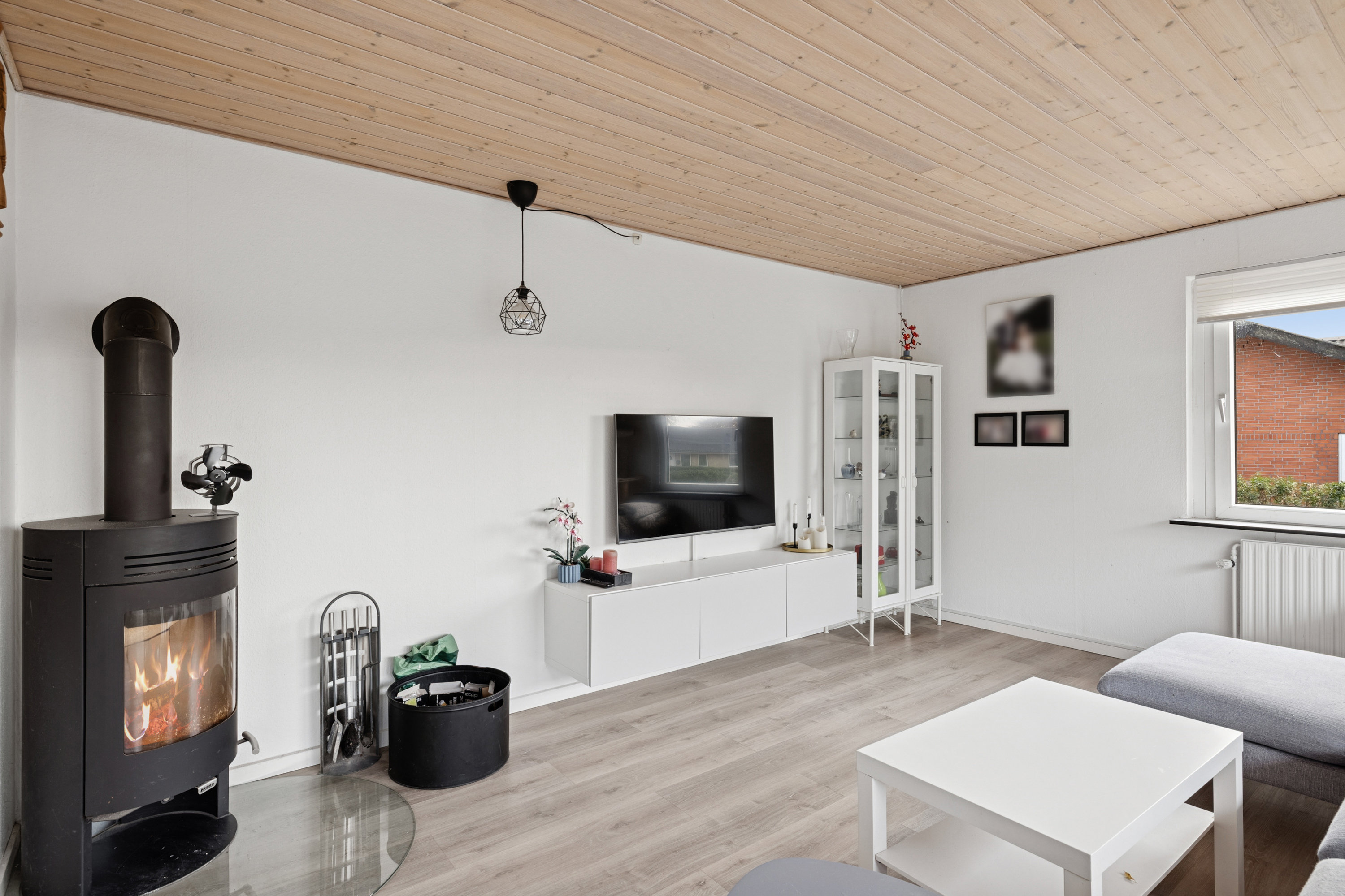 Fremhævet stue billede i fuldskærmstilstand. Billede af Toften 14, Vammen, 8830 Tjele