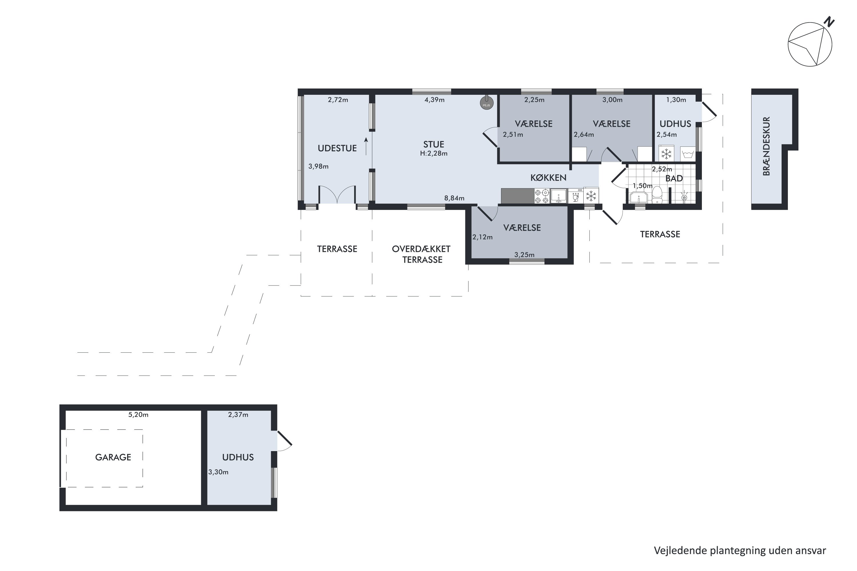 Plantegninger billede af Vestervangen 3, Femmøller Strand, 8400 Ebeltoft