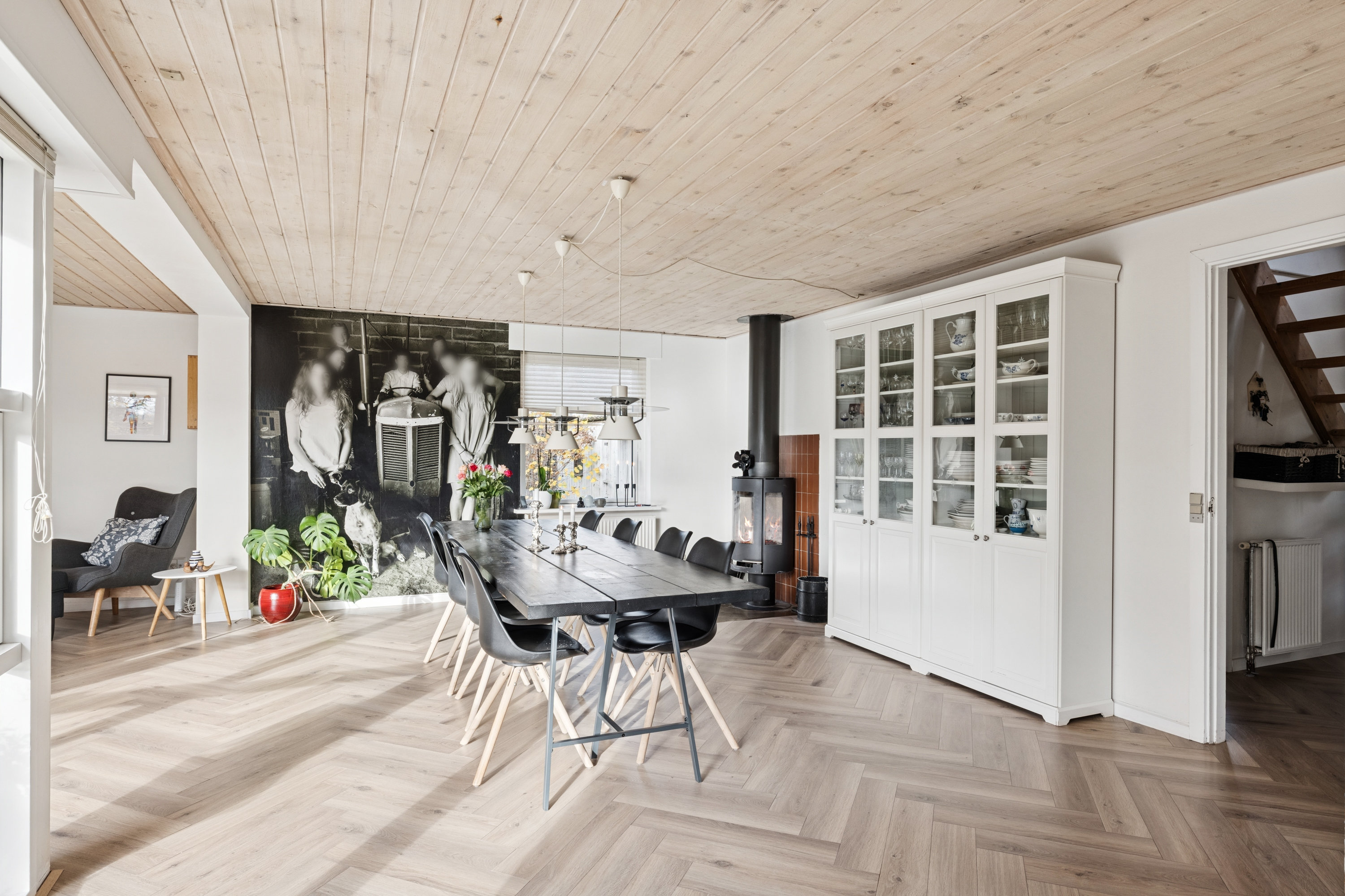 Fremhævet stue billede i fuldskærmstilstand. Billede af Hvidtjørnen 2, 8800 Viborg