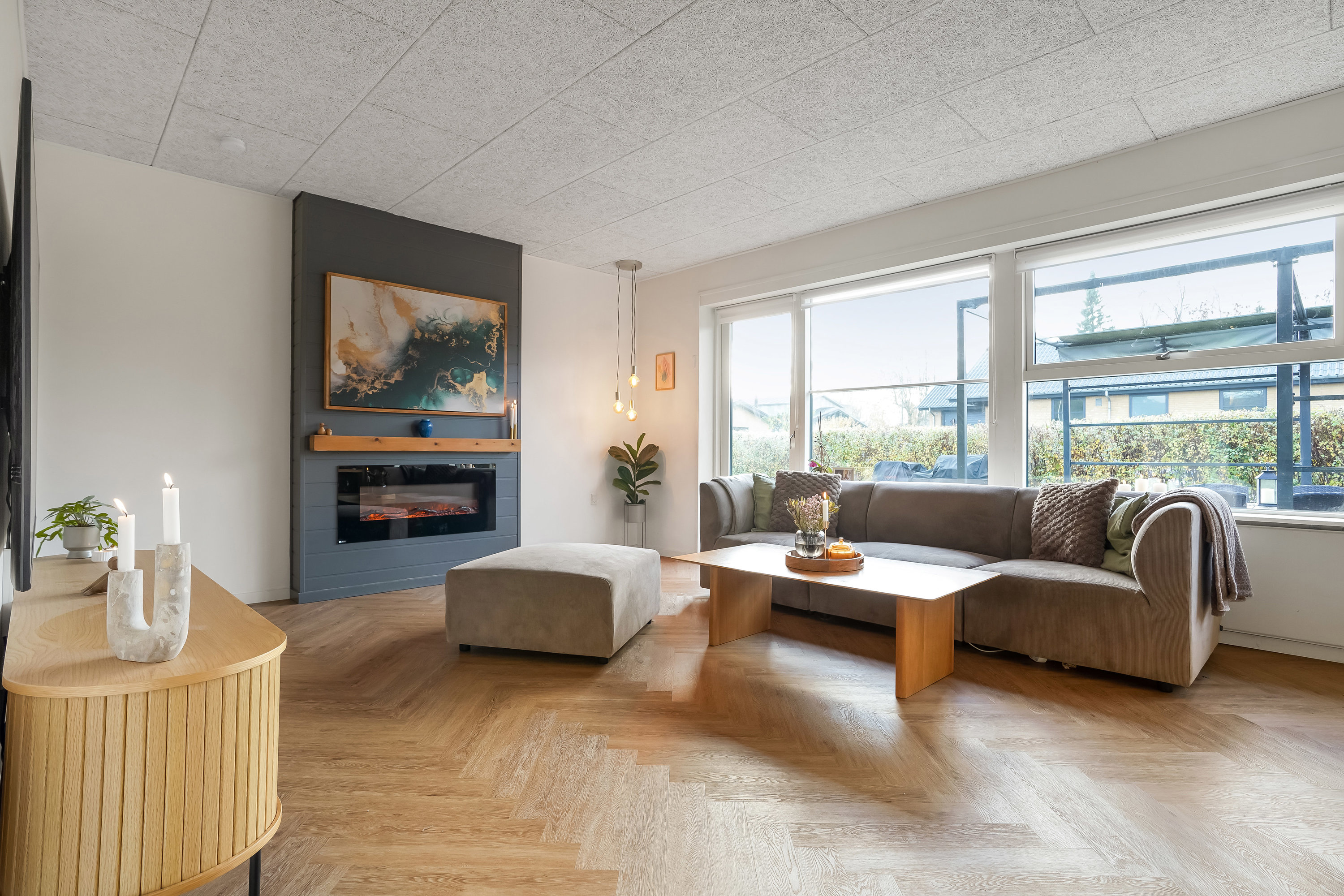 Miniaturebillede 2: stue. Billede af Skolevænget 6, 5580 Nørre Aaby