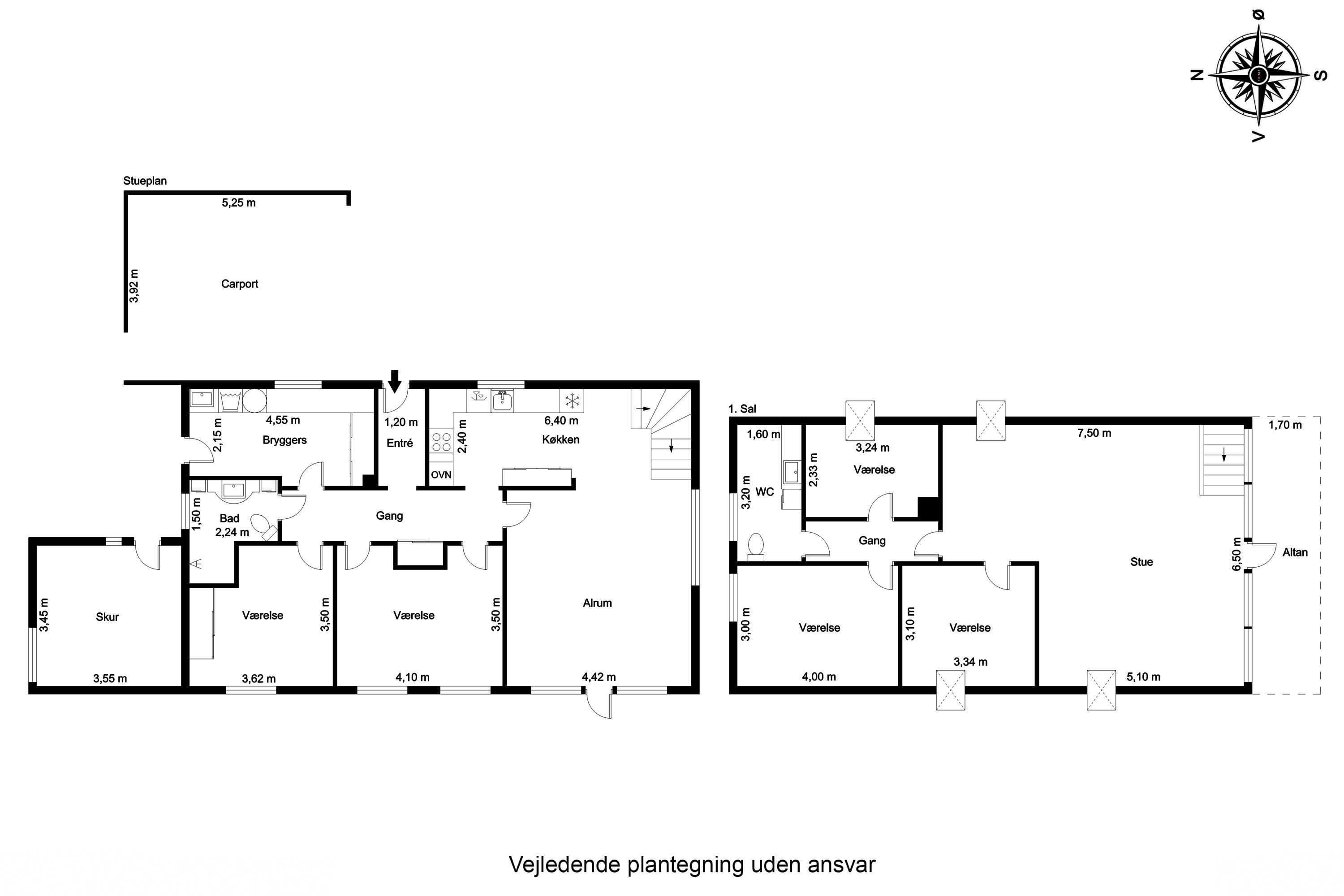 Plantegninger billede af Merianvej 9, 5500 Middelfart