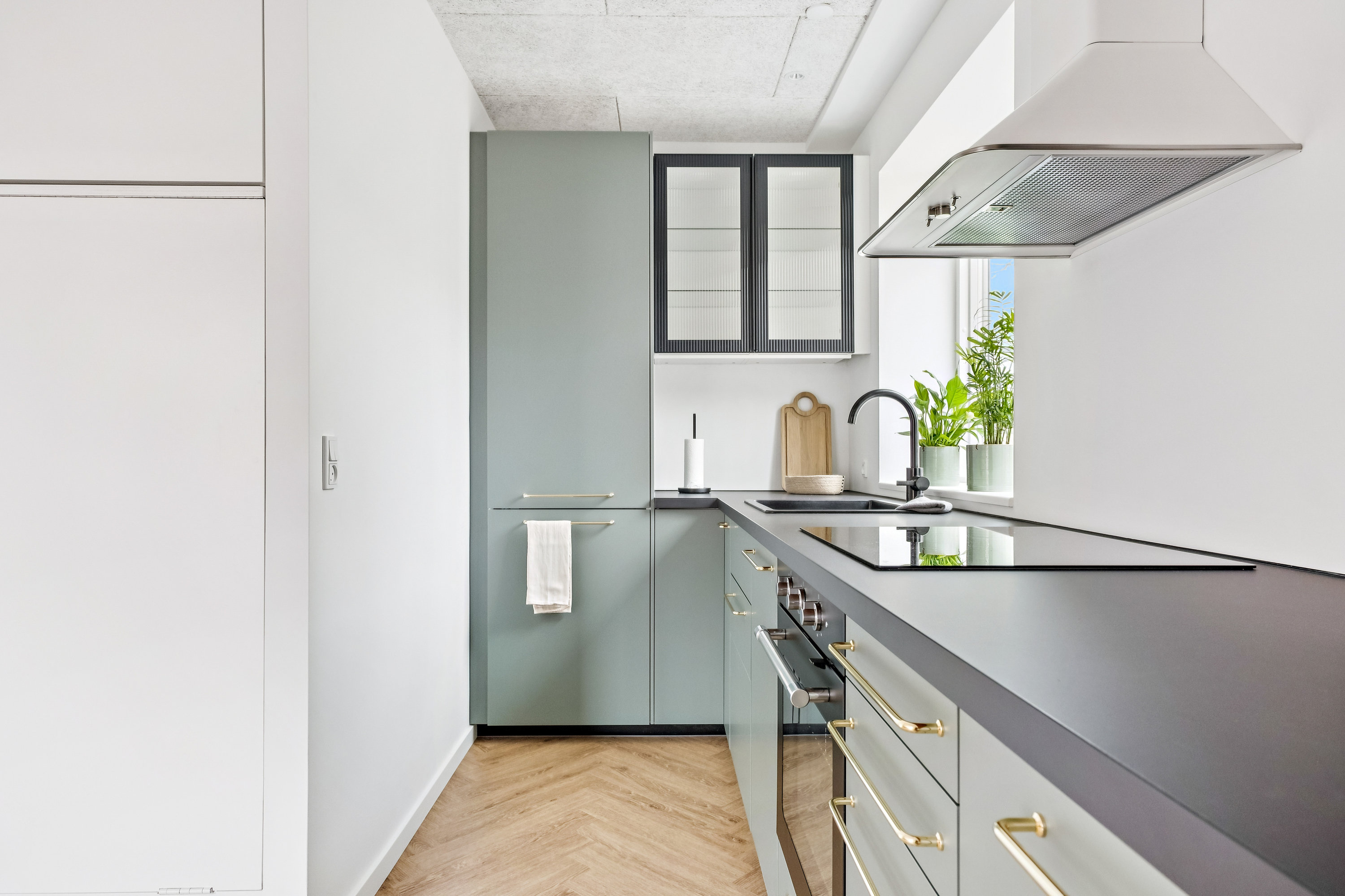 Fremhævet køkken billede i fuldskærmstilstand. Billede af Nordborggade 31, 1. 4., 8000 Aarhus C