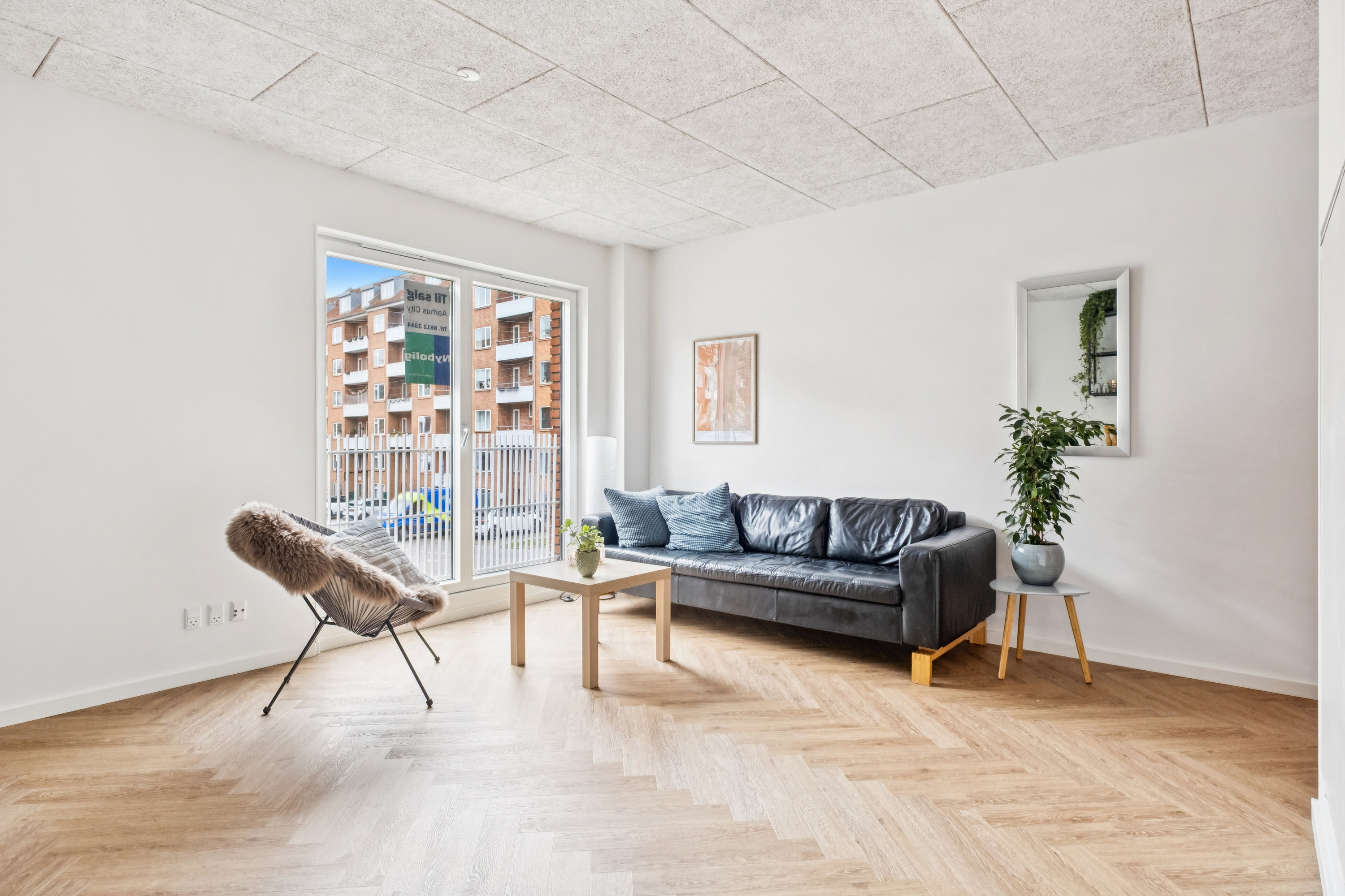 Fremhævet stue billede i fuldskærmstilstand. Billede af Nordborggade 31, 1. 4., 8000 Aarhus C