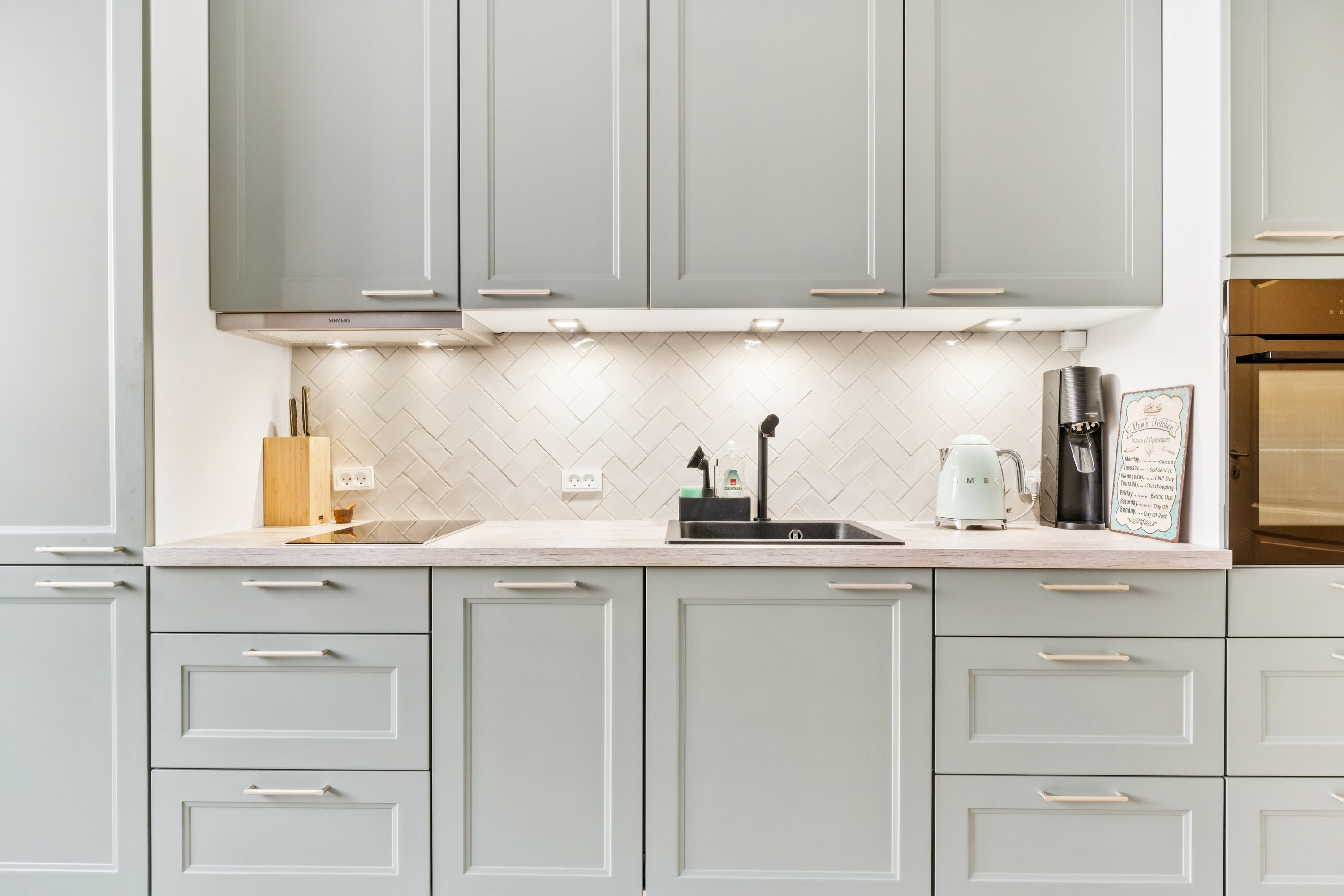 Fremhævet køkken billede i fuldskærmstilstand. Billede af Ryesgade 48, st.., 2100 København Ø