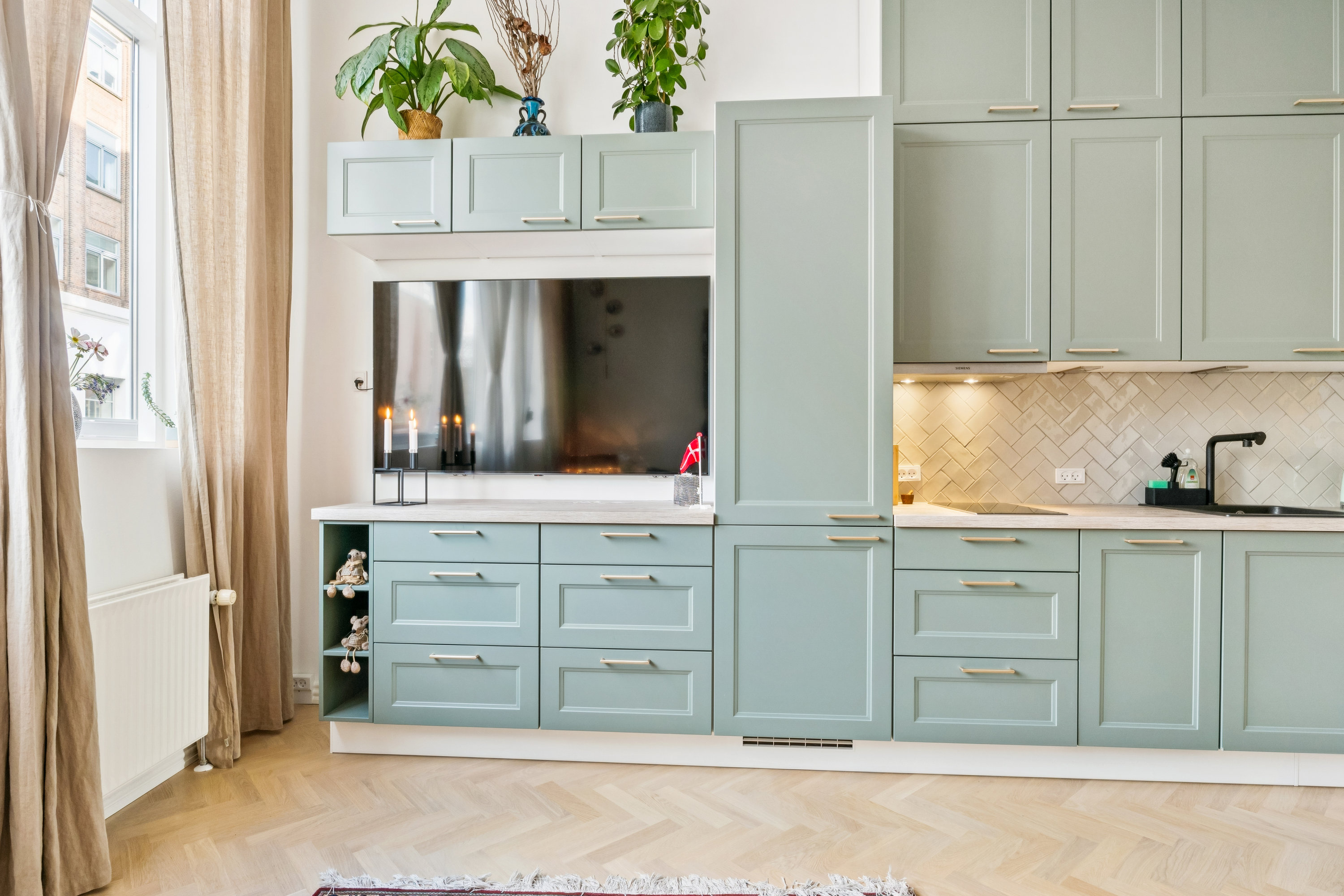 Fremhævet køkken billede i fuldskærmstilstand. Billede af Ryesgade 48, st.., 2100 København Ø