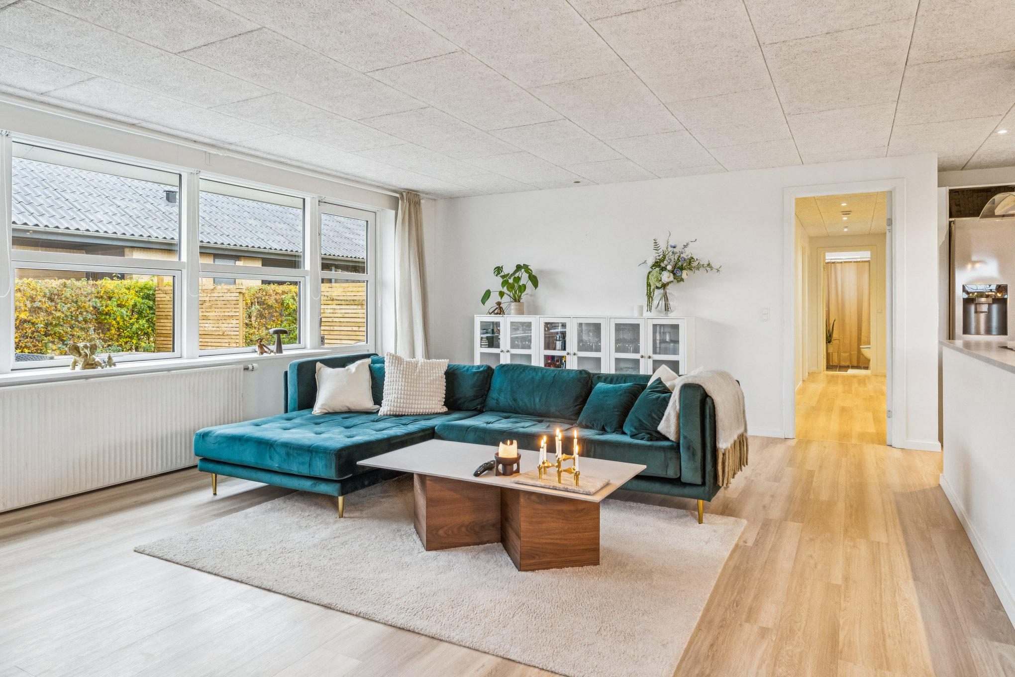 Fremhævet stue billede i fuldskærmstilstand. Billede af Rødkløvervej 21, 8920 Randers NV