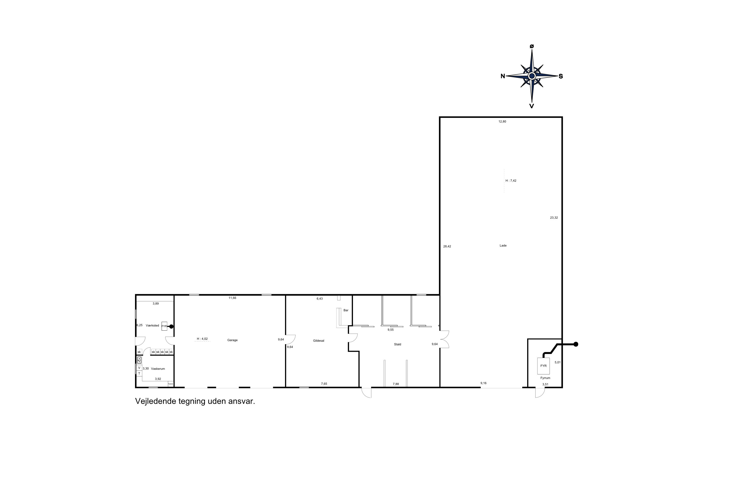 Plantegninger billede af Baskærvej 7, 6040 Egtved