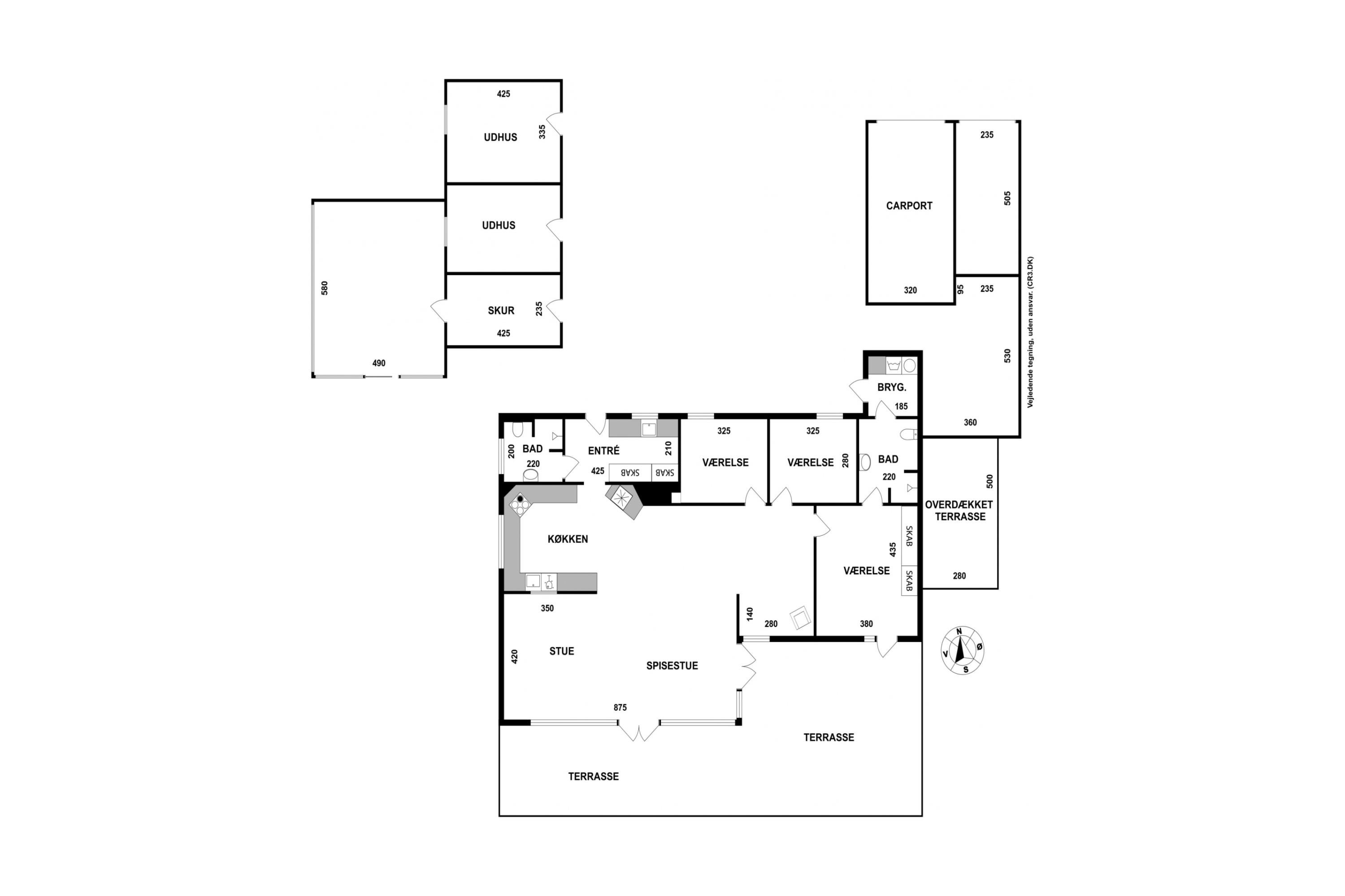 Plantegninger billede af Fjorddalsvej 39, Markeslev, 4300 Holbæk