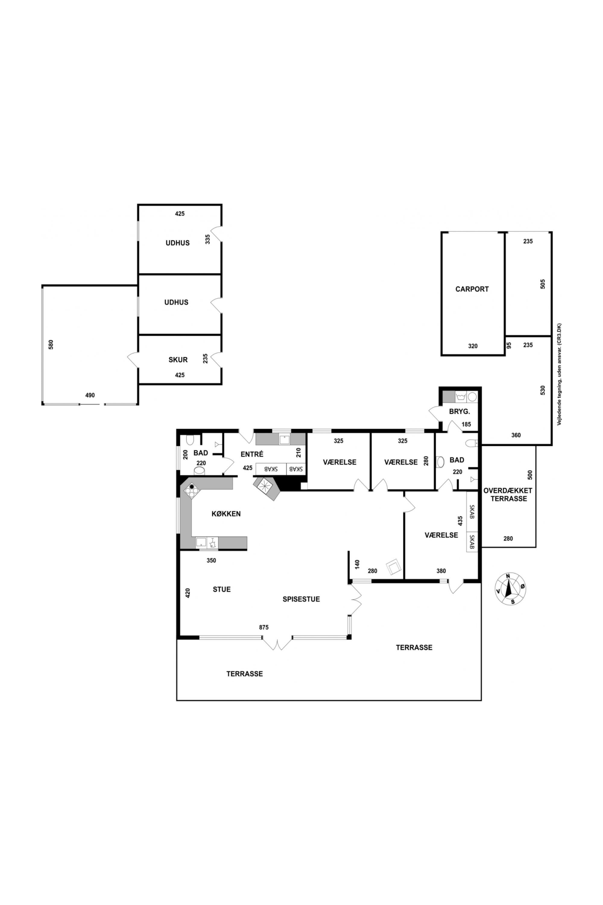 Plantegninger billede af Fjorddalsvej 39, Markeslev, 4300 Holbæk