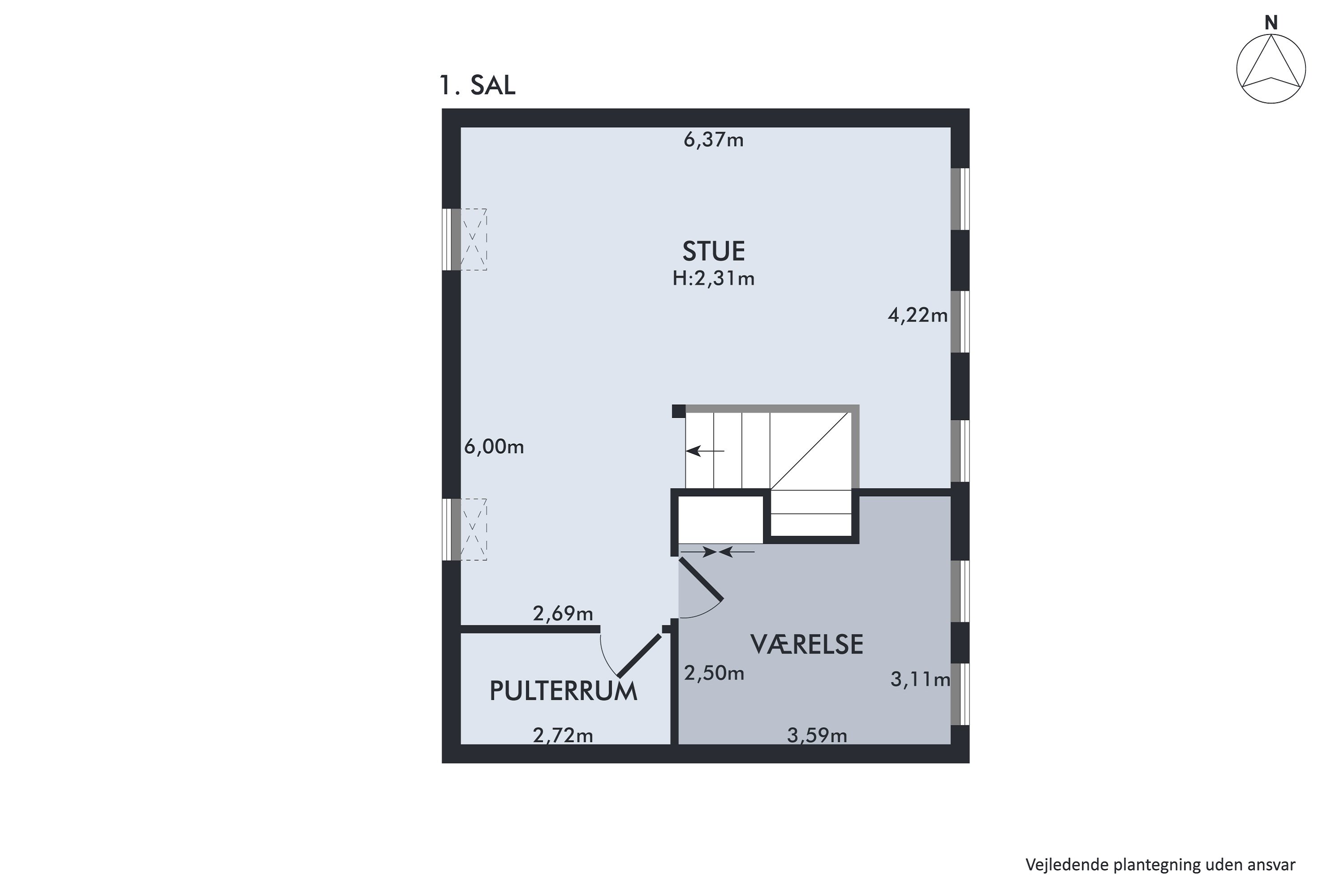 Plantegninger billede af Grønnegade 7, 8900 Randers C