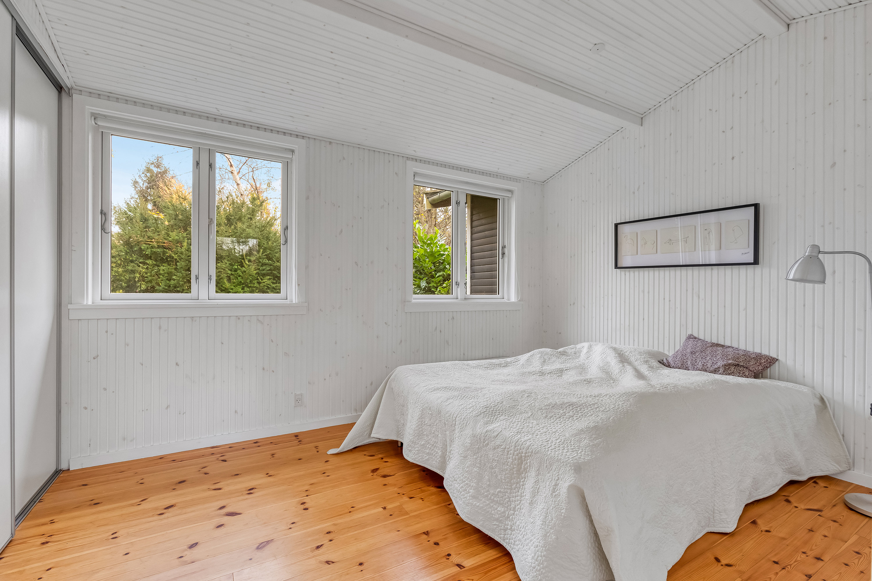 Fremhævet soveværelse billede i fuldskærmstilstand. Billede af Sandgravs-Åsen 4, Bakkebjerg, 3230 Græsted