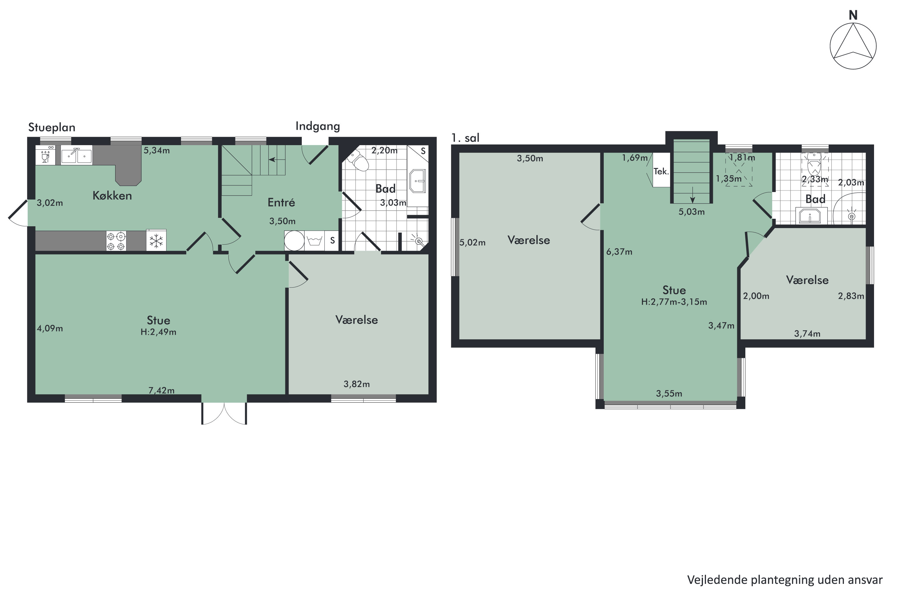 Plantegninger billede af Mejlbyvej 121, Mejlby, 9610 Nørager