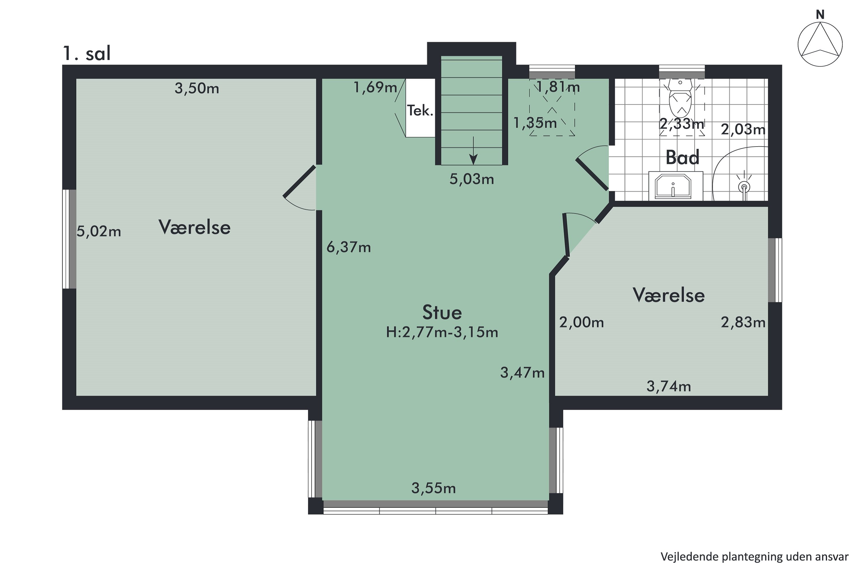 Plantegninger billede af Mejlbyvej 121, Mejlby, 9610 Nørager