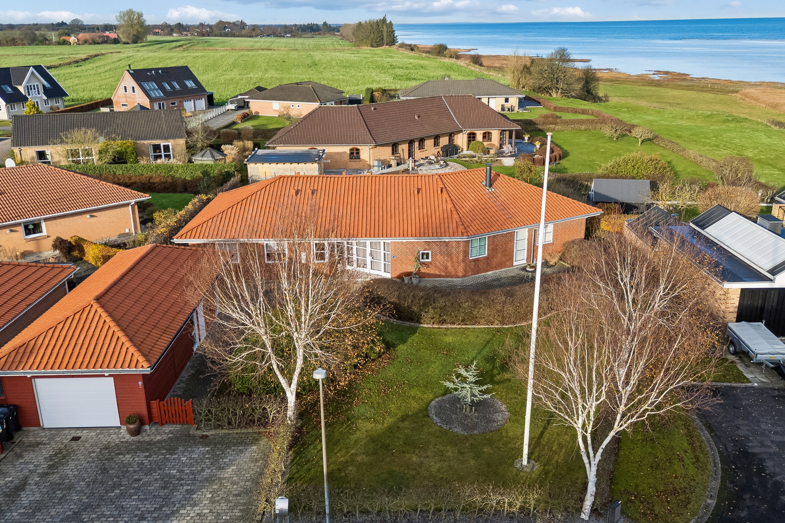 Miniaturebillede 1: luftfoto. Billede af Teglvænget 90, Als, 9560 Hadsund