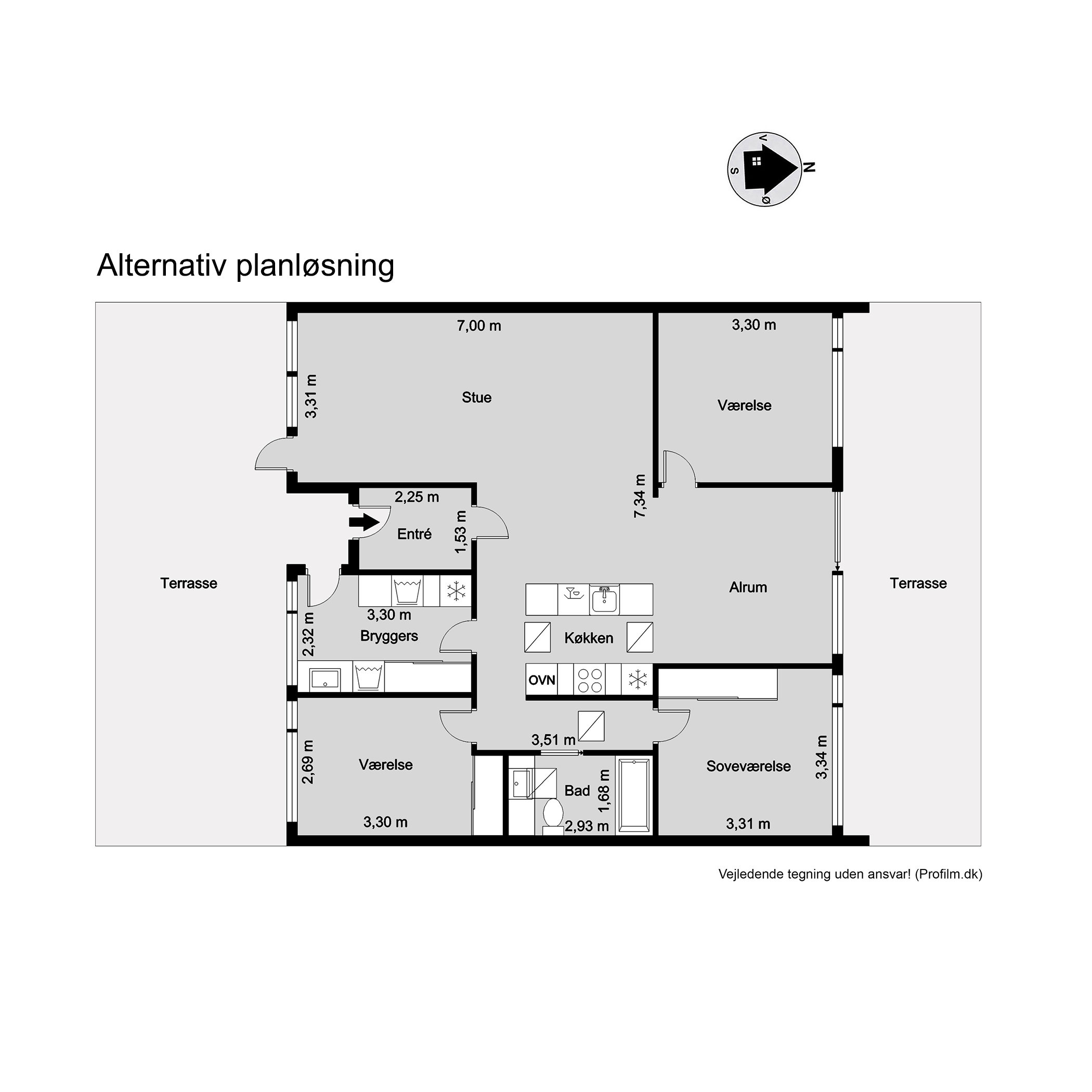 Plantegninger billede af Snerleparken 3, 6000 Kolding