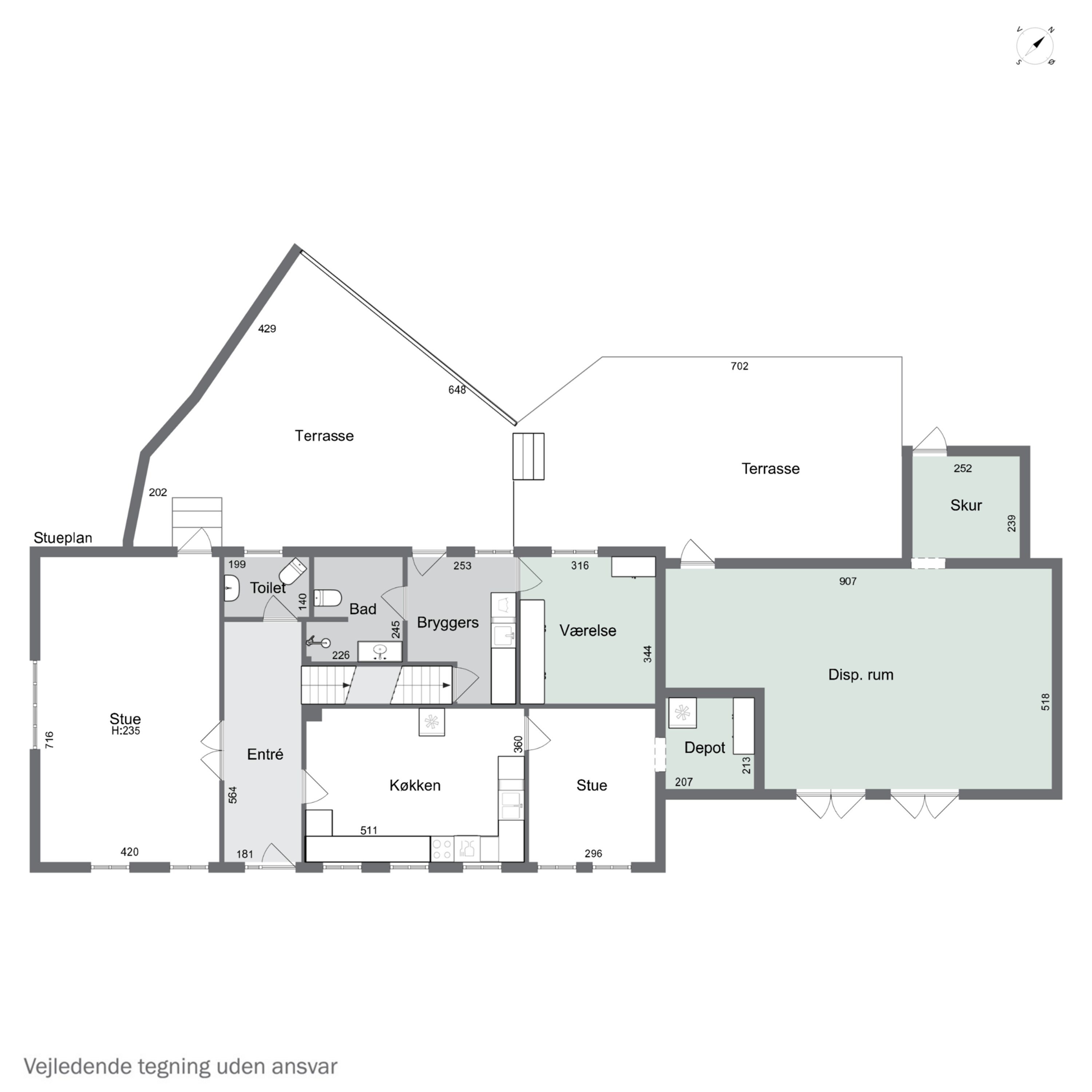 Plantegninger billede af Næstvedvej 48, Fensmark, 4684 Holmegaard
