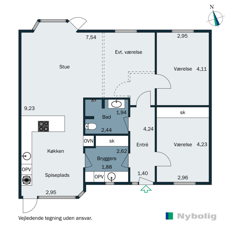 Plantegninger billede af Kildeagervej 234, 8361 Hasselager