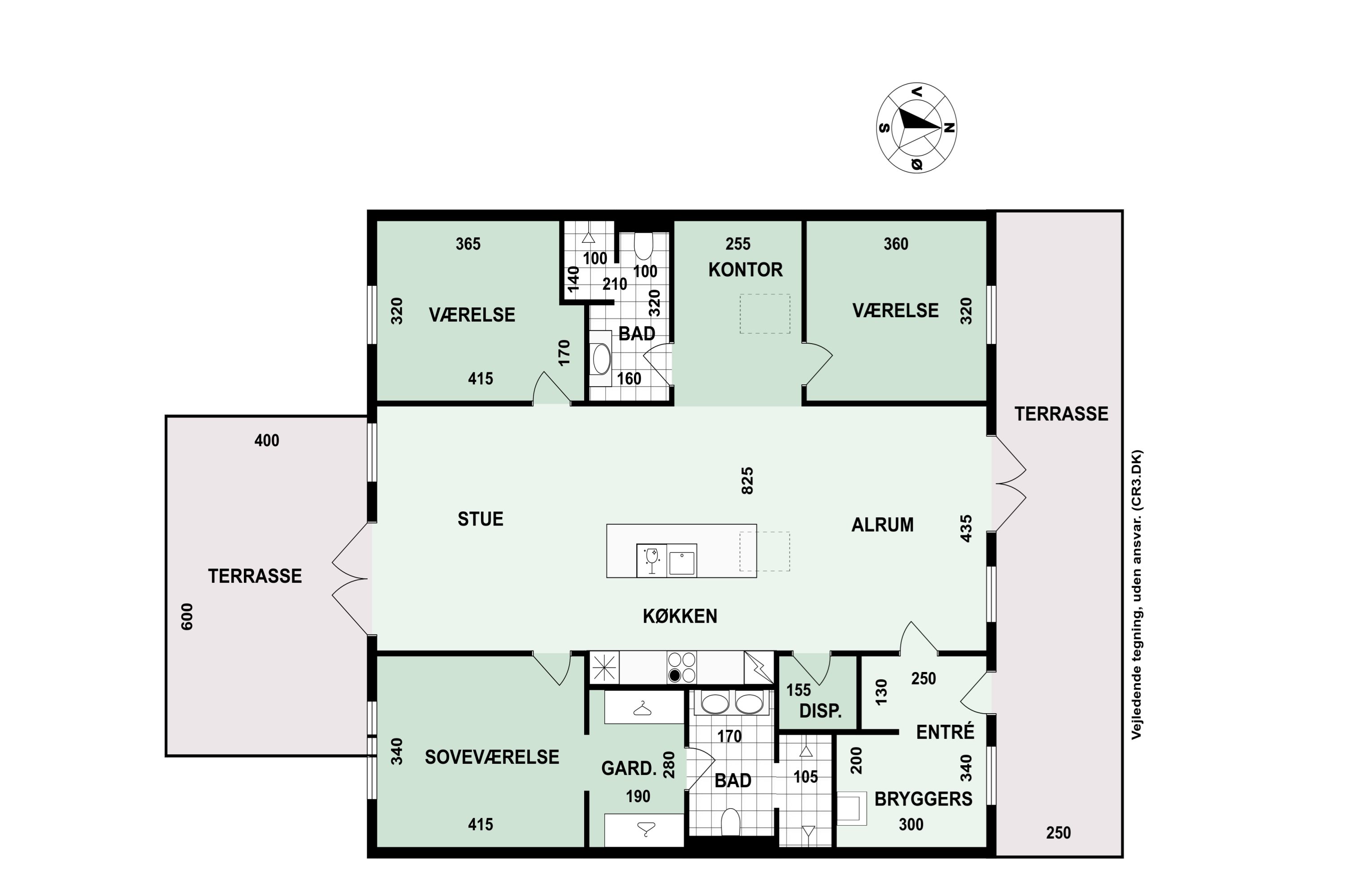 Plantegninger billede af Kræmmervej 3, 3100 Hornbæk