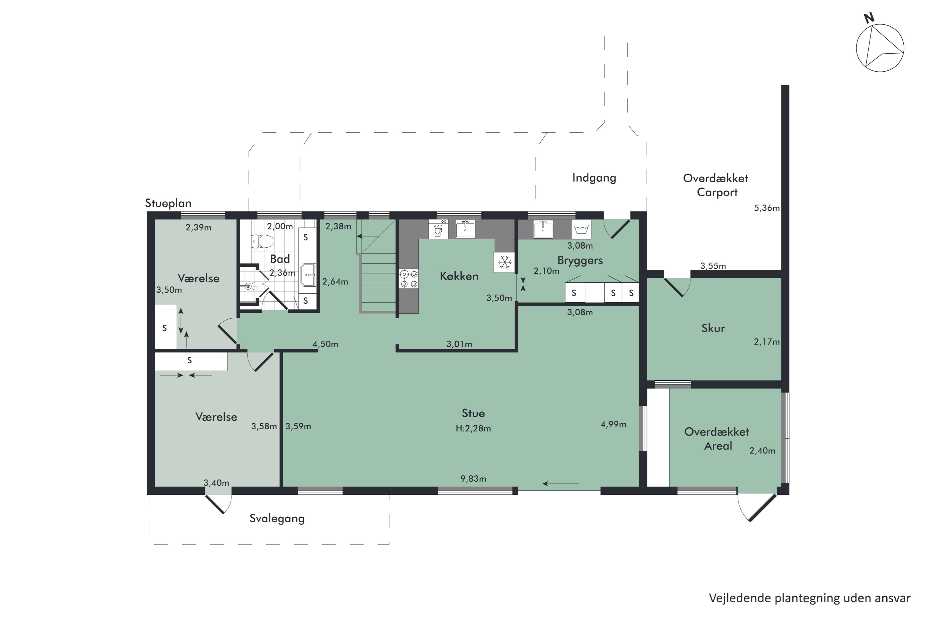 Plantegninger billede af Fasanvej 4, 9500 Hobro