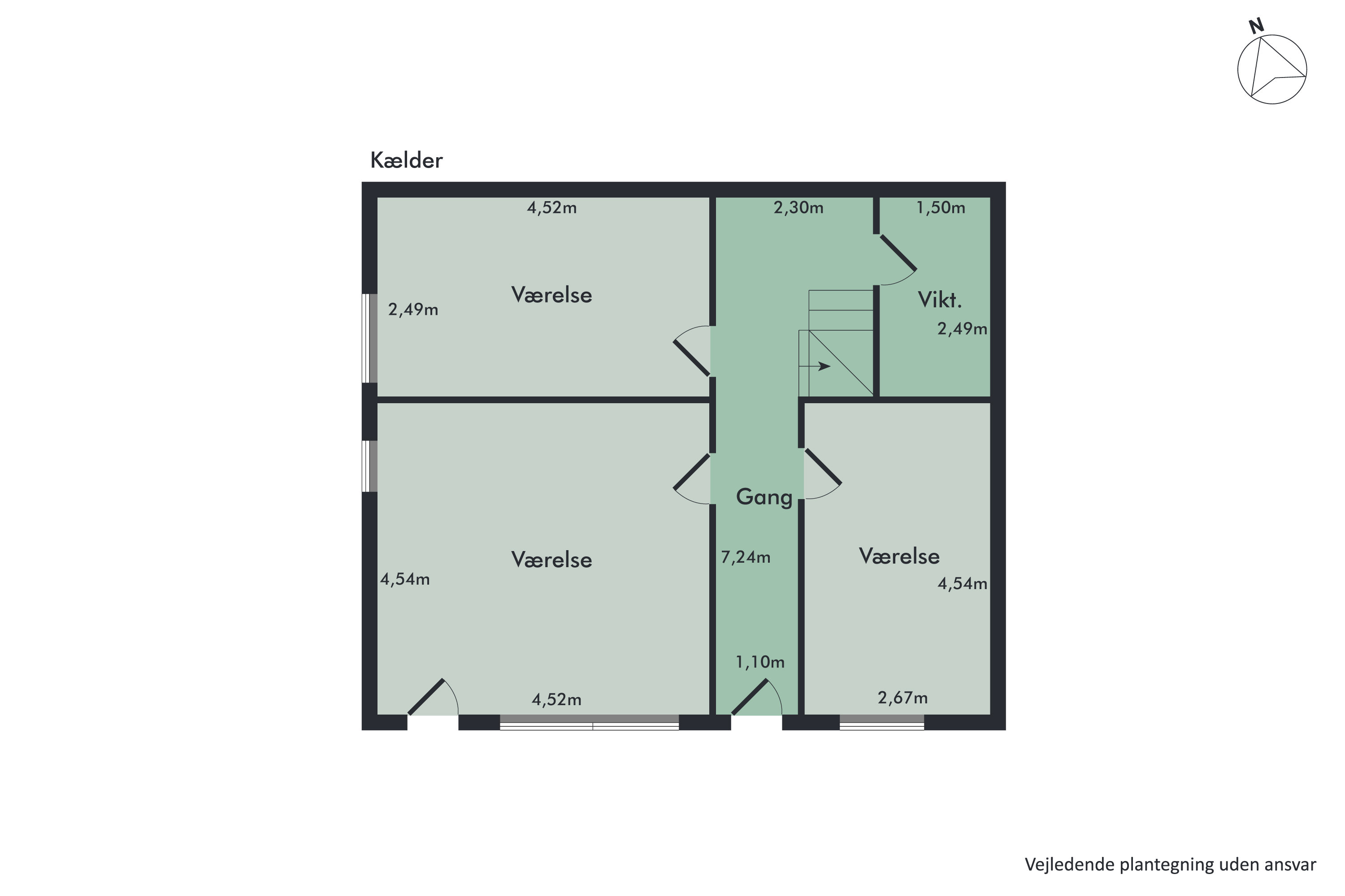 Plantegninger billede af Fasanvej 4, 9500 Hobro