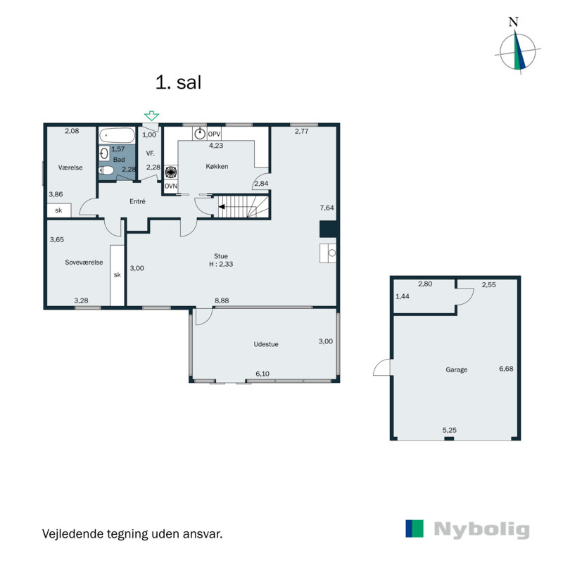 Plantegninger billede af Skovly 8, 8300 Odder