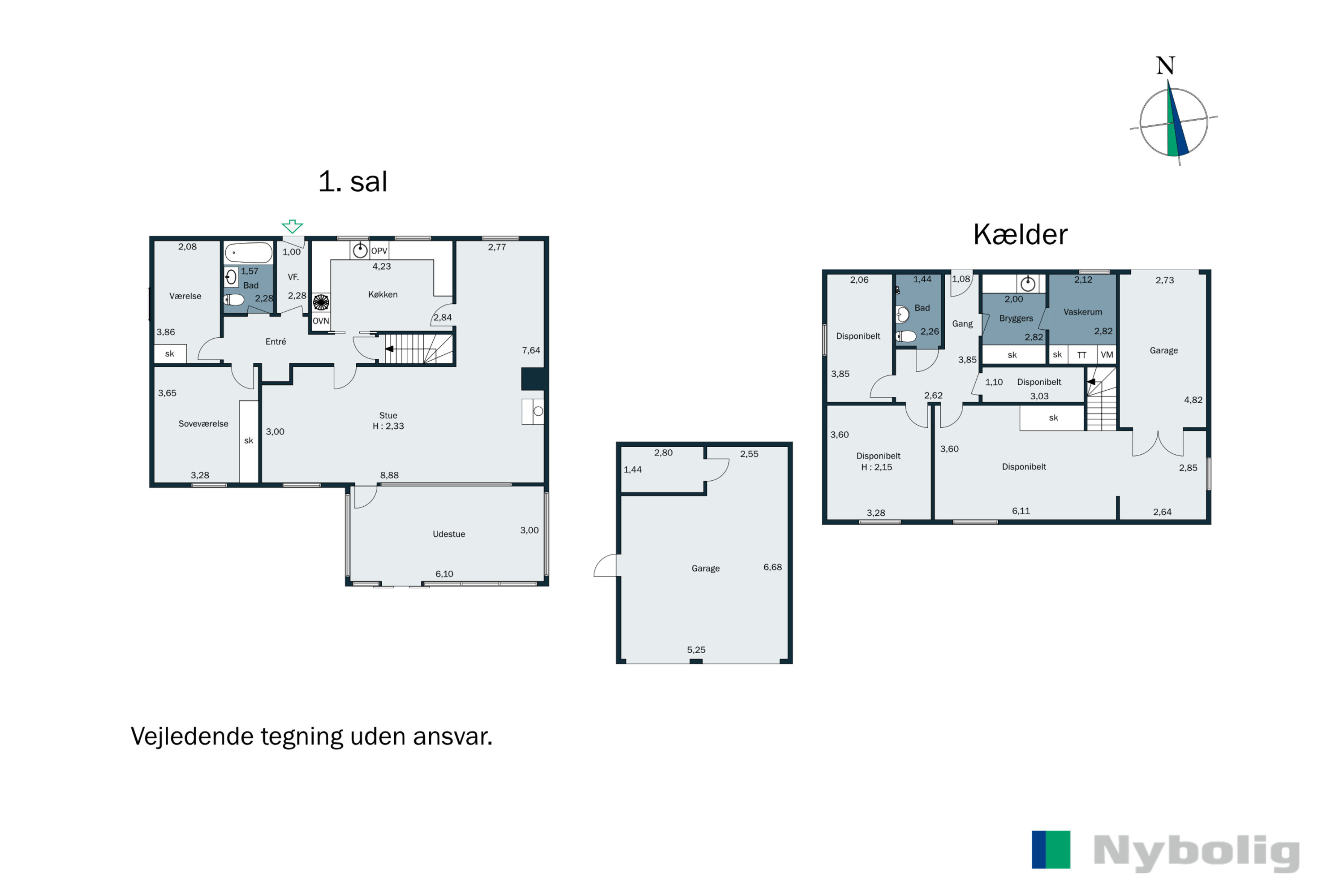 Plantegninger billede af Skovly 8, 8300 Odder