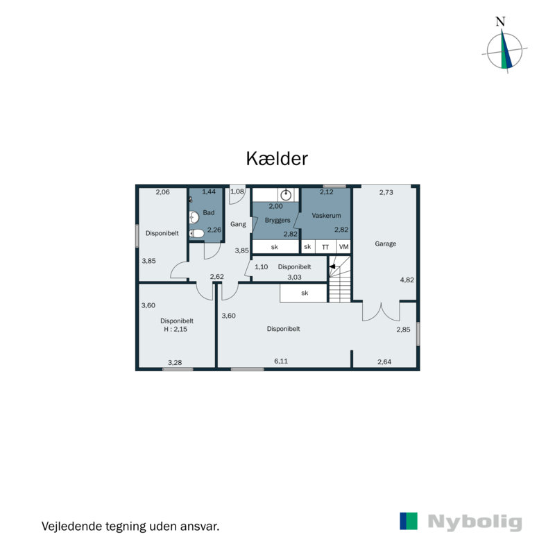 Plantegninger billede af Skovly 8, 8300 Odder