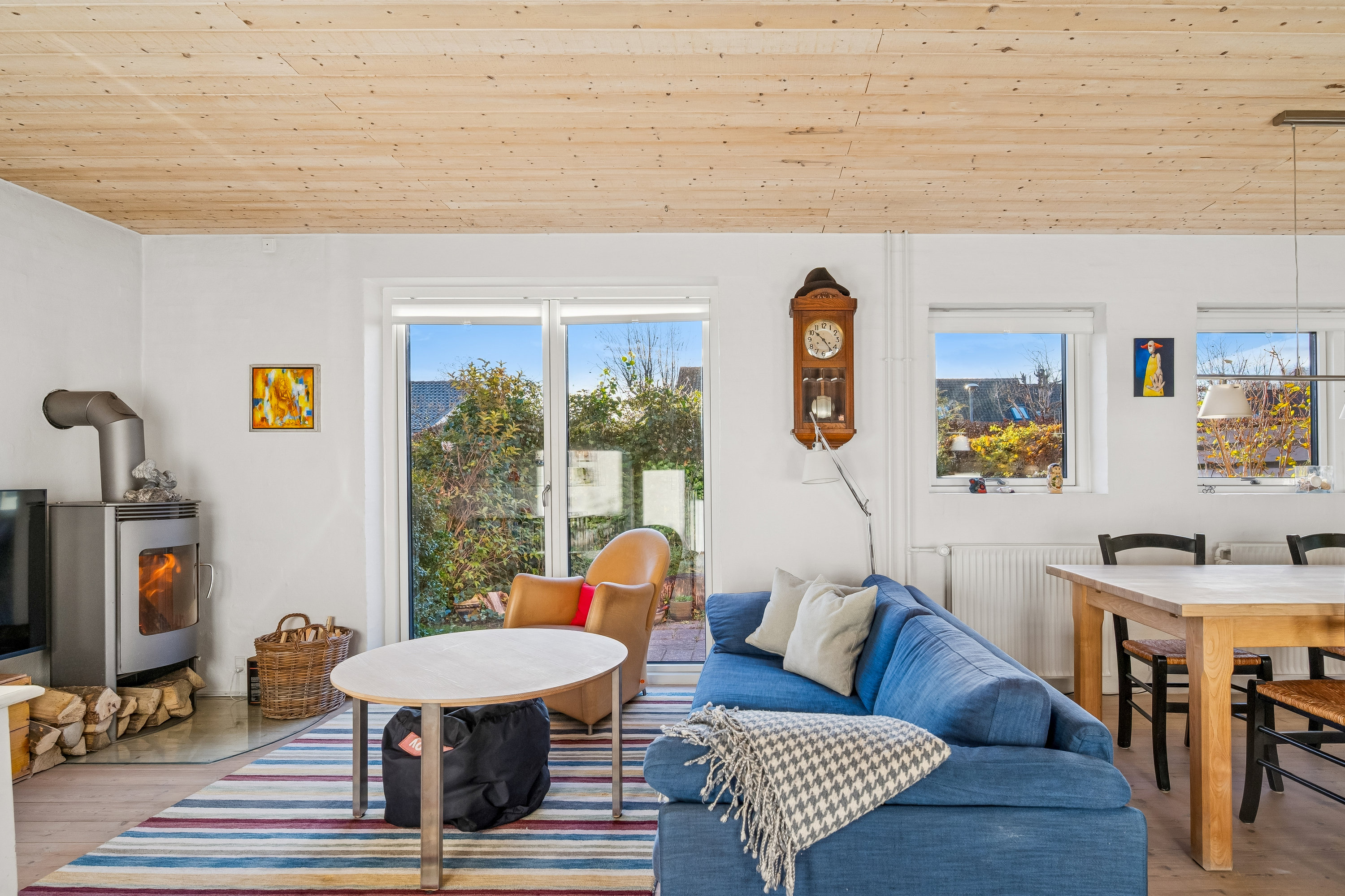 Fremhævet stue billede i fuldskærmstilstand. Billede af Flintebakken 237, 8240 Risskov