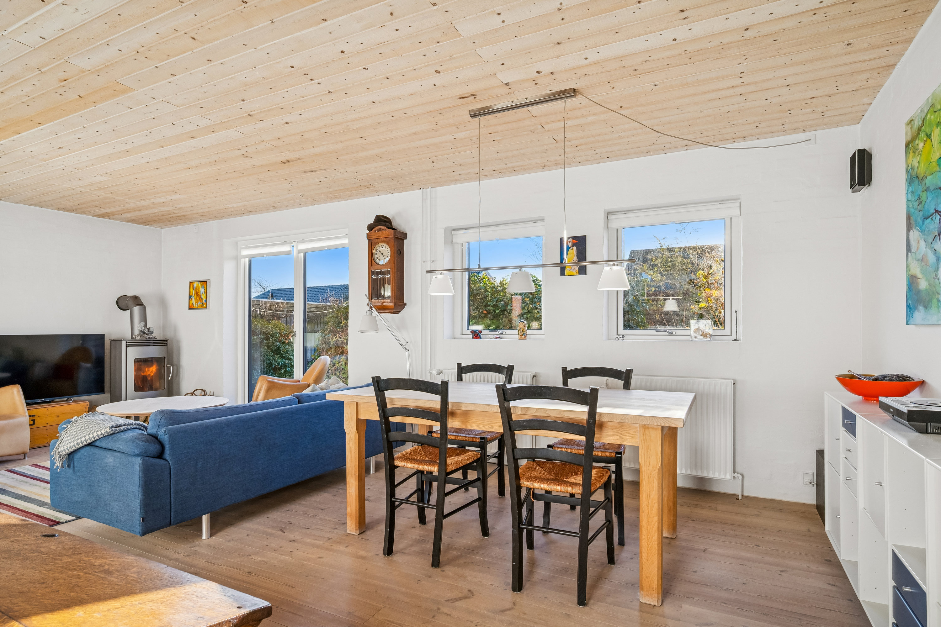 Fremhævet stue billede i fuldskærmstilstand. Billede af Flintebakken 237, 8240 Risskov