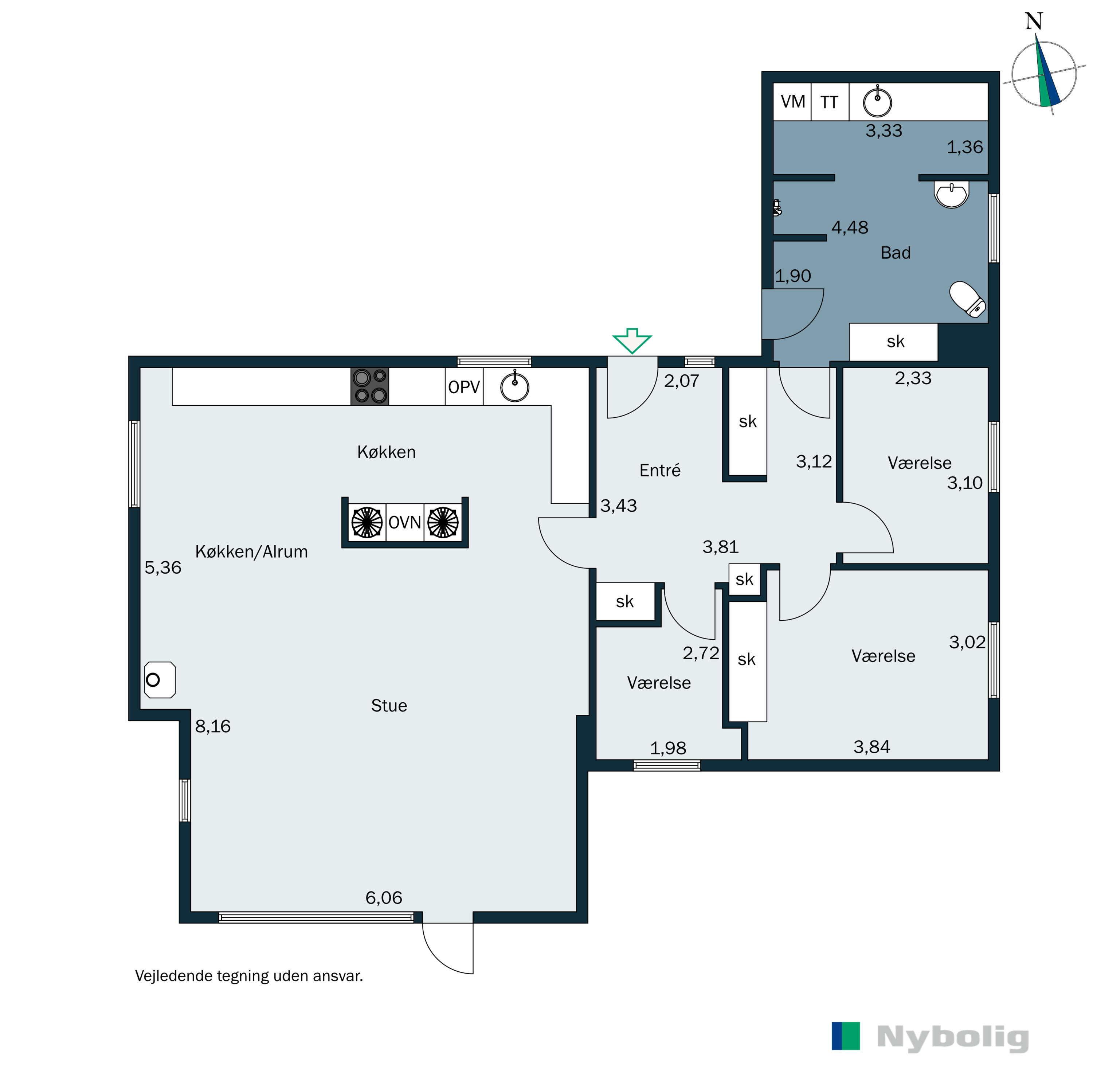 Plantegninger billede af Lærkevej 6, 6800 Varde