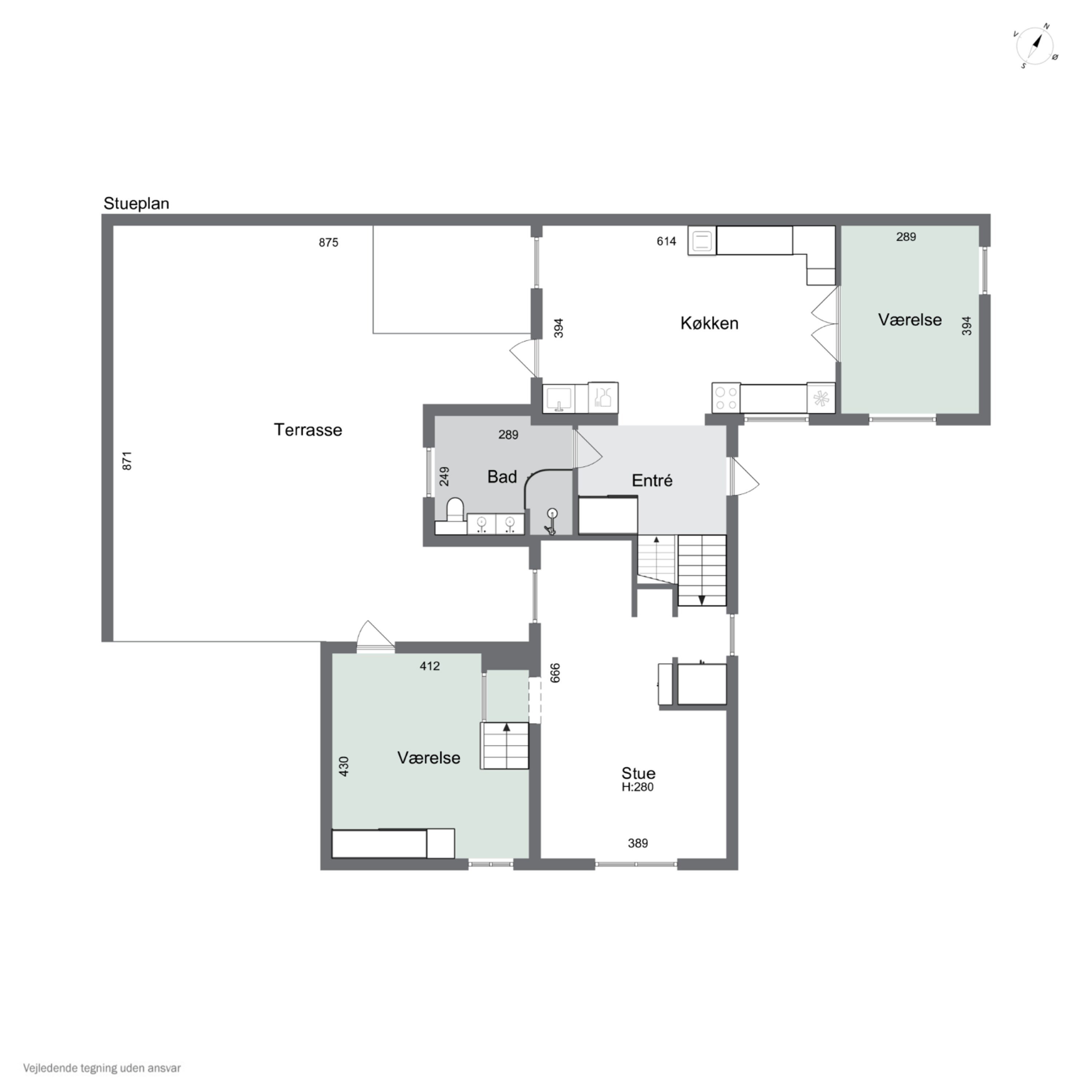 Plantegninger billede af Sønderkær 24, 2650 Hvidovre