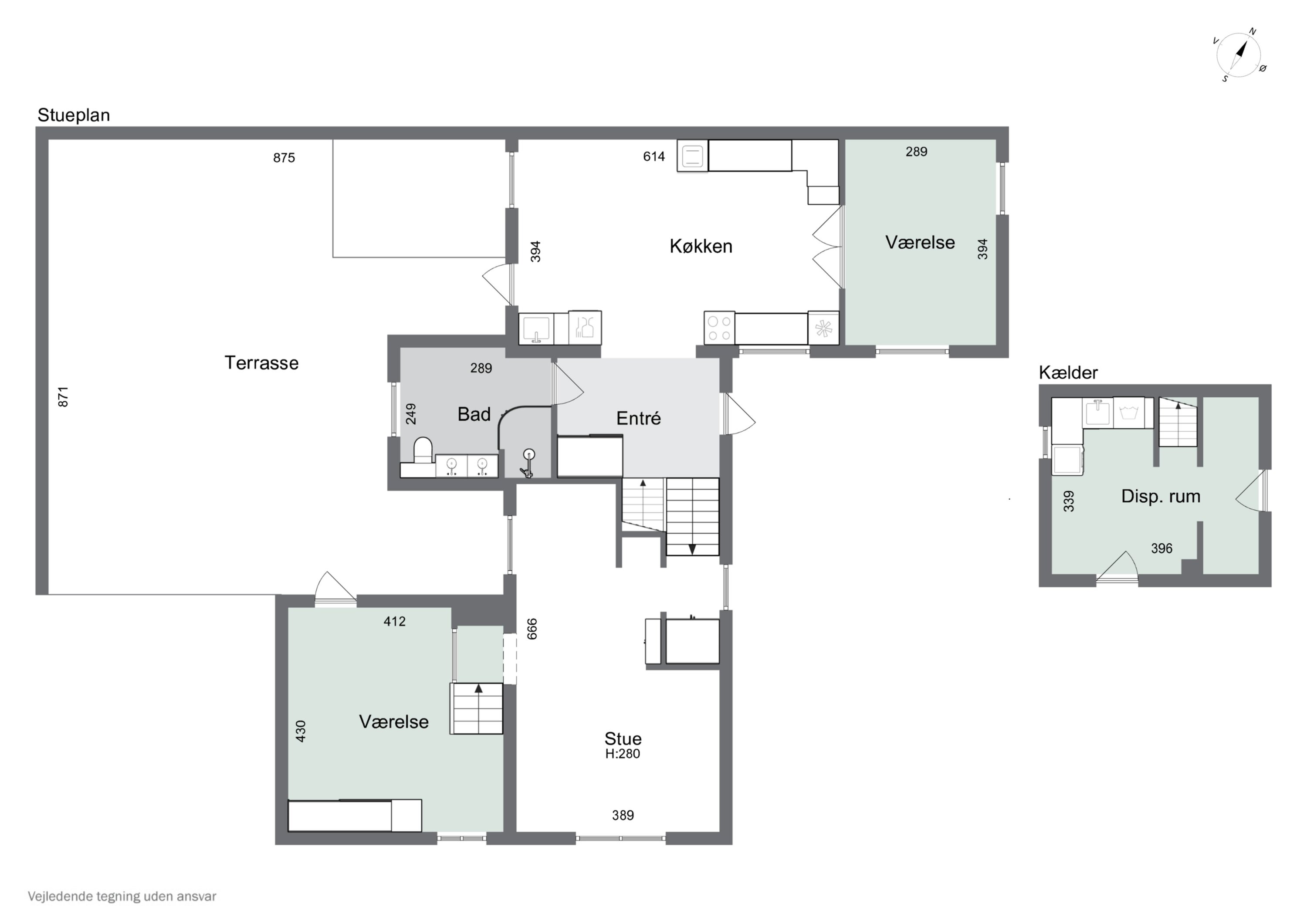 Plantegninger billede af Sønderkær 24, 2650 Hvidovre