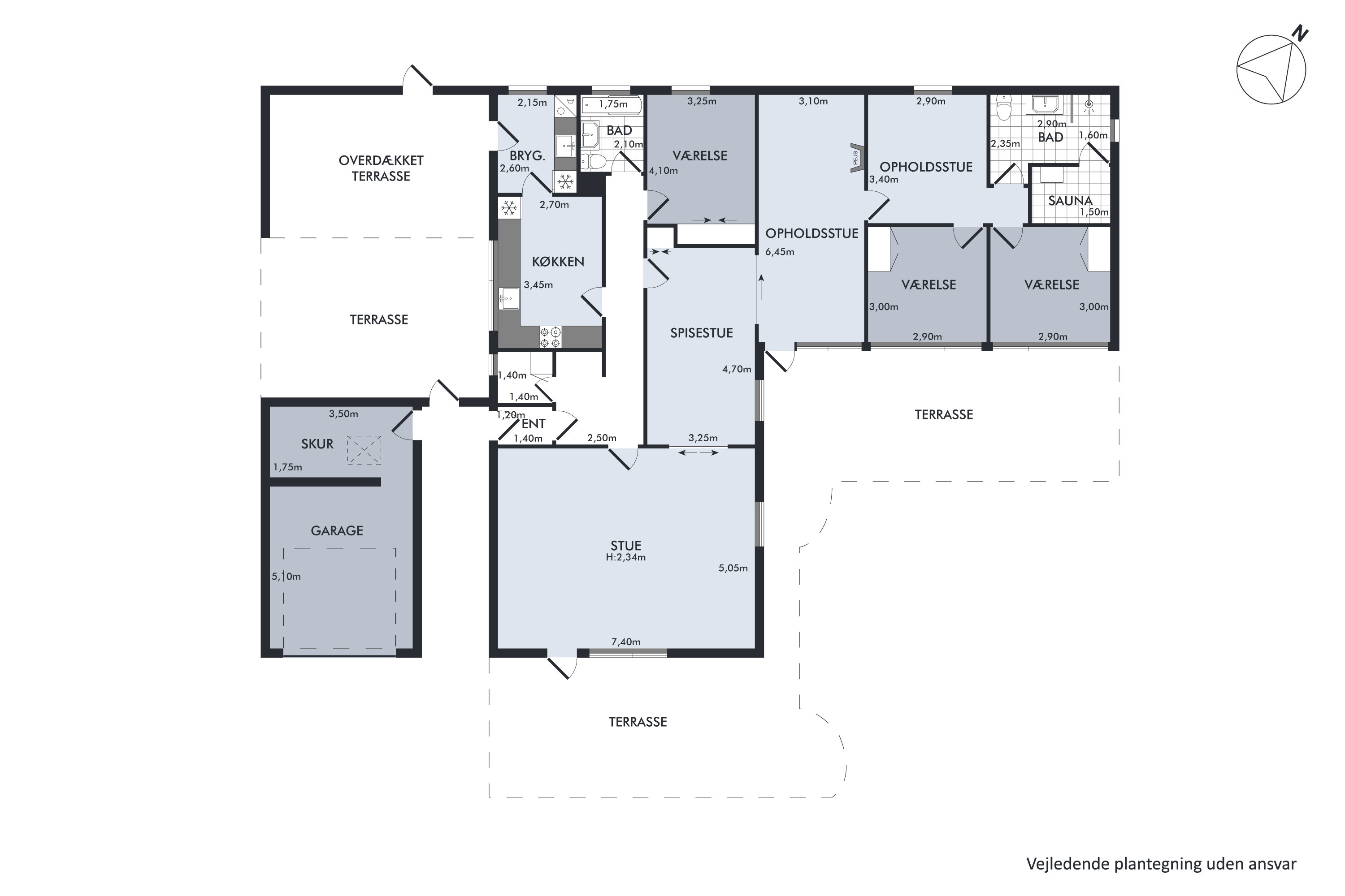 Plantegninger billede af Nattergalevej 4, 8990 Fårup